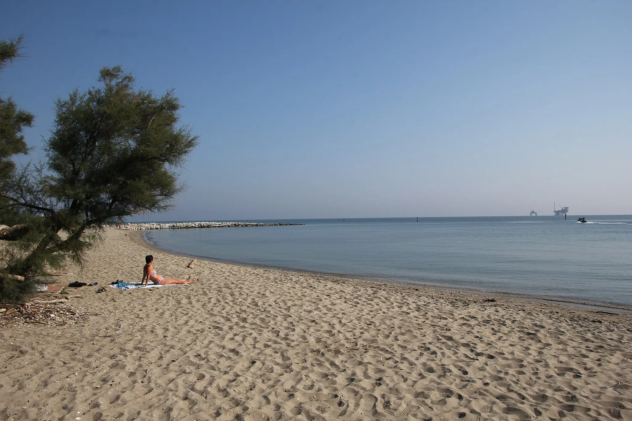 Photo showing: Ravenna, spiaggia del Lido di Dante