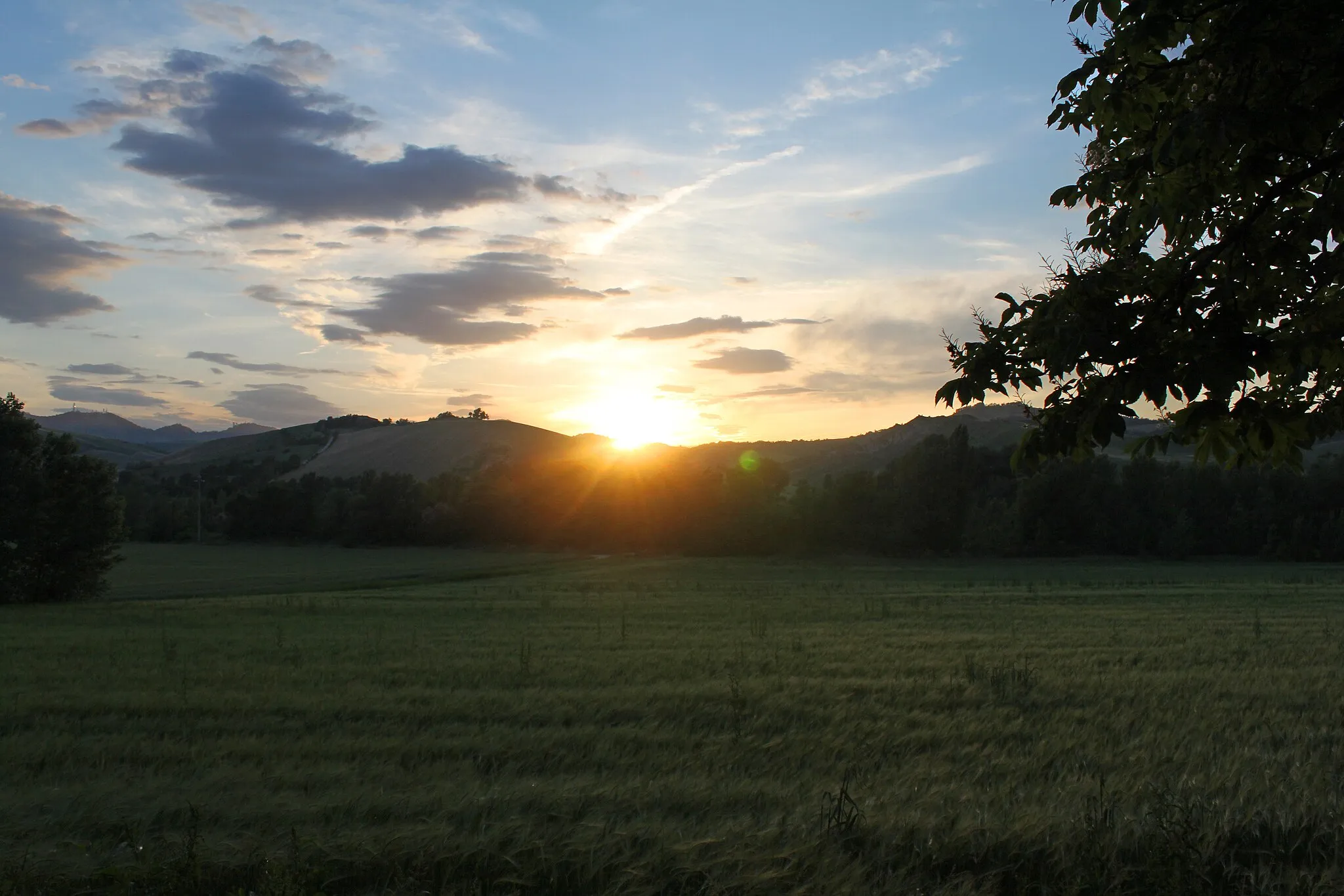 Photo showing: Valle del Sillaro a San Martino in Pedriolo