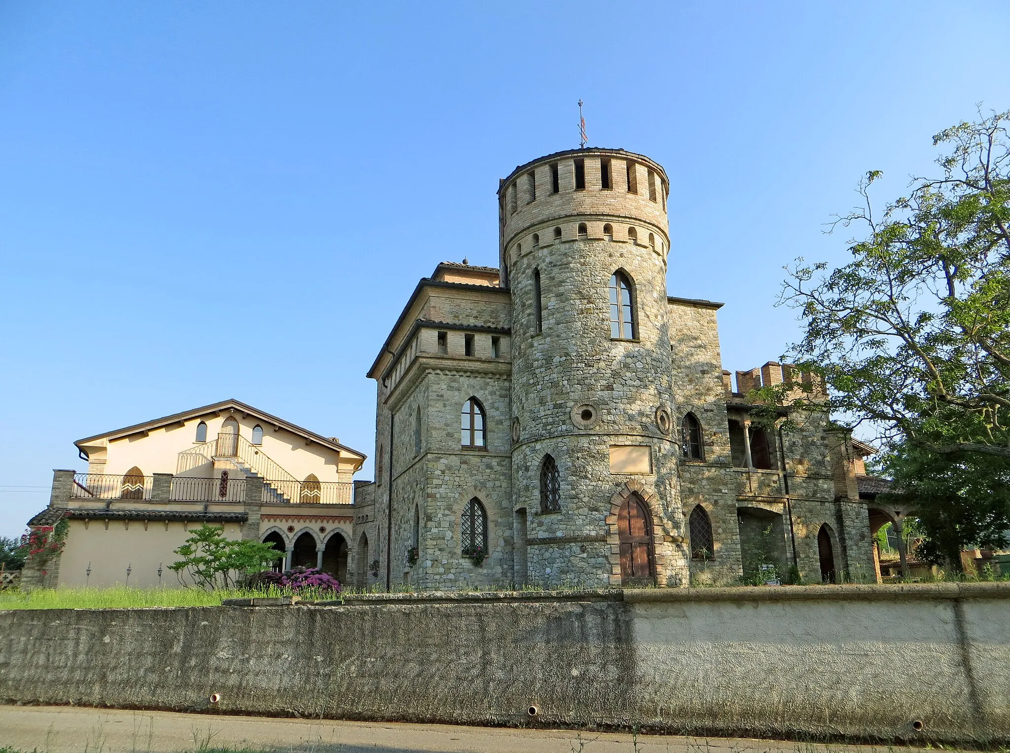 Photo showing: Villa Magnani (Mamiano, Traversetolo) - castelletto neogotico
