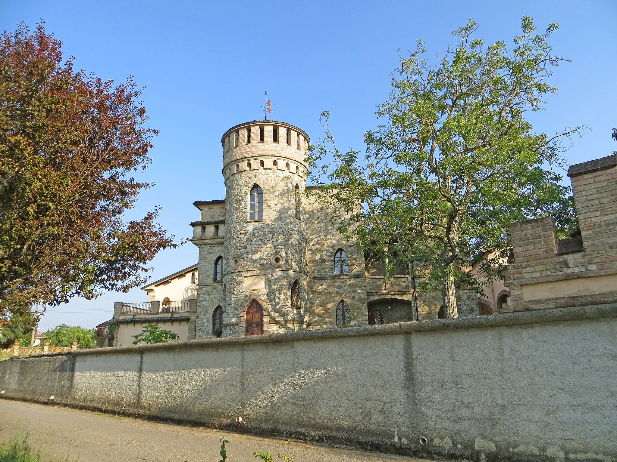 Photo showing: Villa Magnani (Mamiano, Traversetolo) - castelletto neogotico