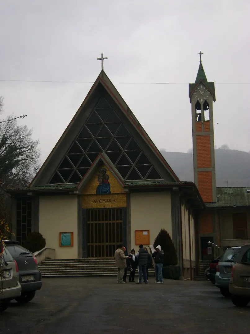 Photo showing: The church of Saint Maria del Sasso to Cusercoli (Civitella di Romagna - province of Forlì-Cesena)