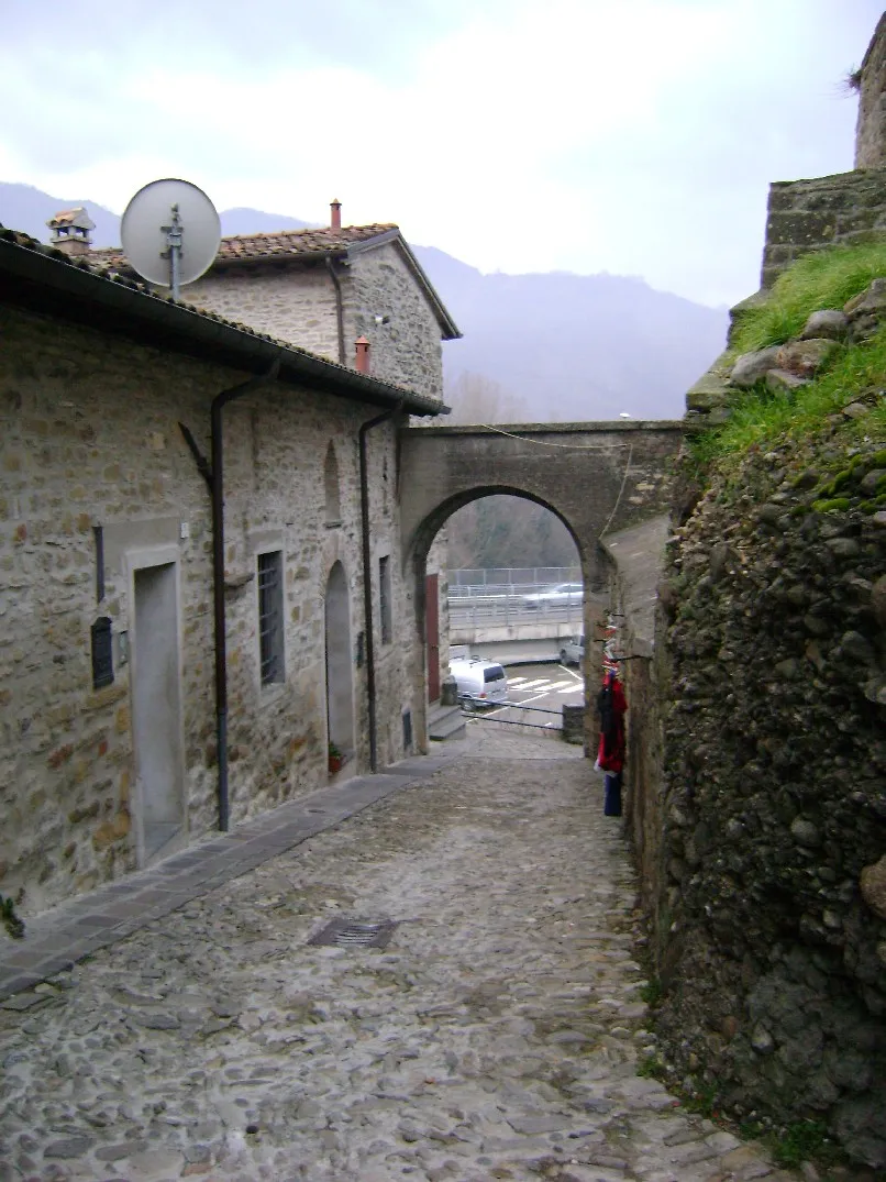 Photo showing: The portaccia seen by the inside of the suburb (Cusercoli)