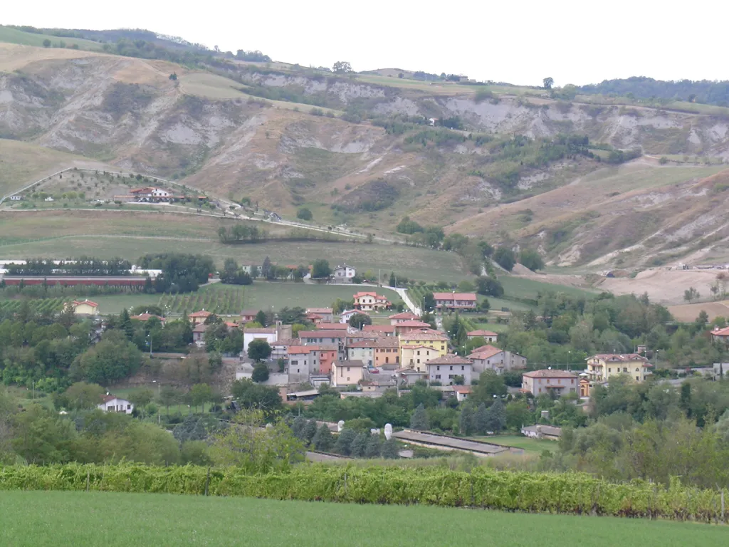 Photo showing: Panorama del centro abitato di Ricò