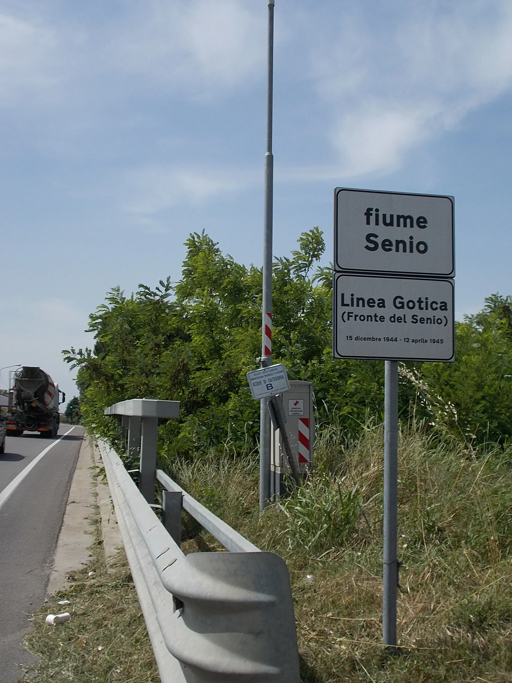 Photo showing: Faenza (Ponte del Castello) - a Senio-híd a Via Emilián