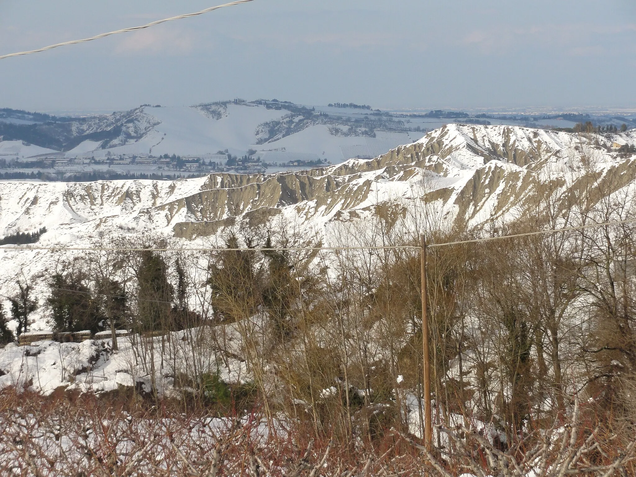 Photo showing: i calanchi di Brisighella