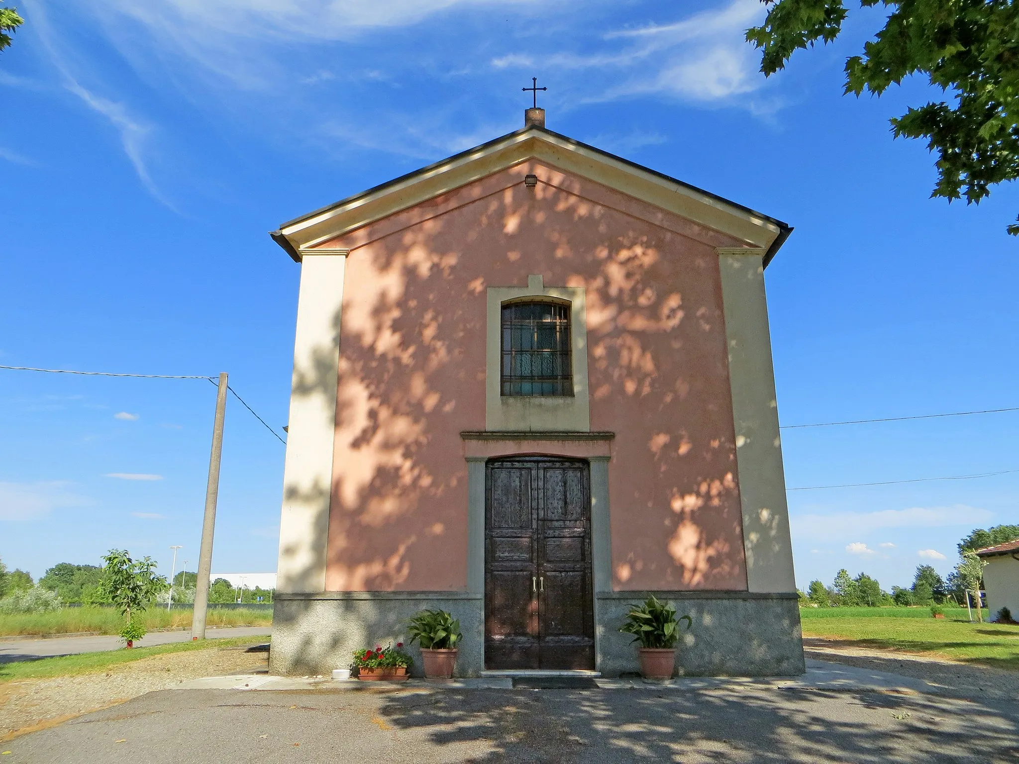 Photo showing: Chiesa di San Giovanni Evangelista (Ugozzolo, Parma) - facciata