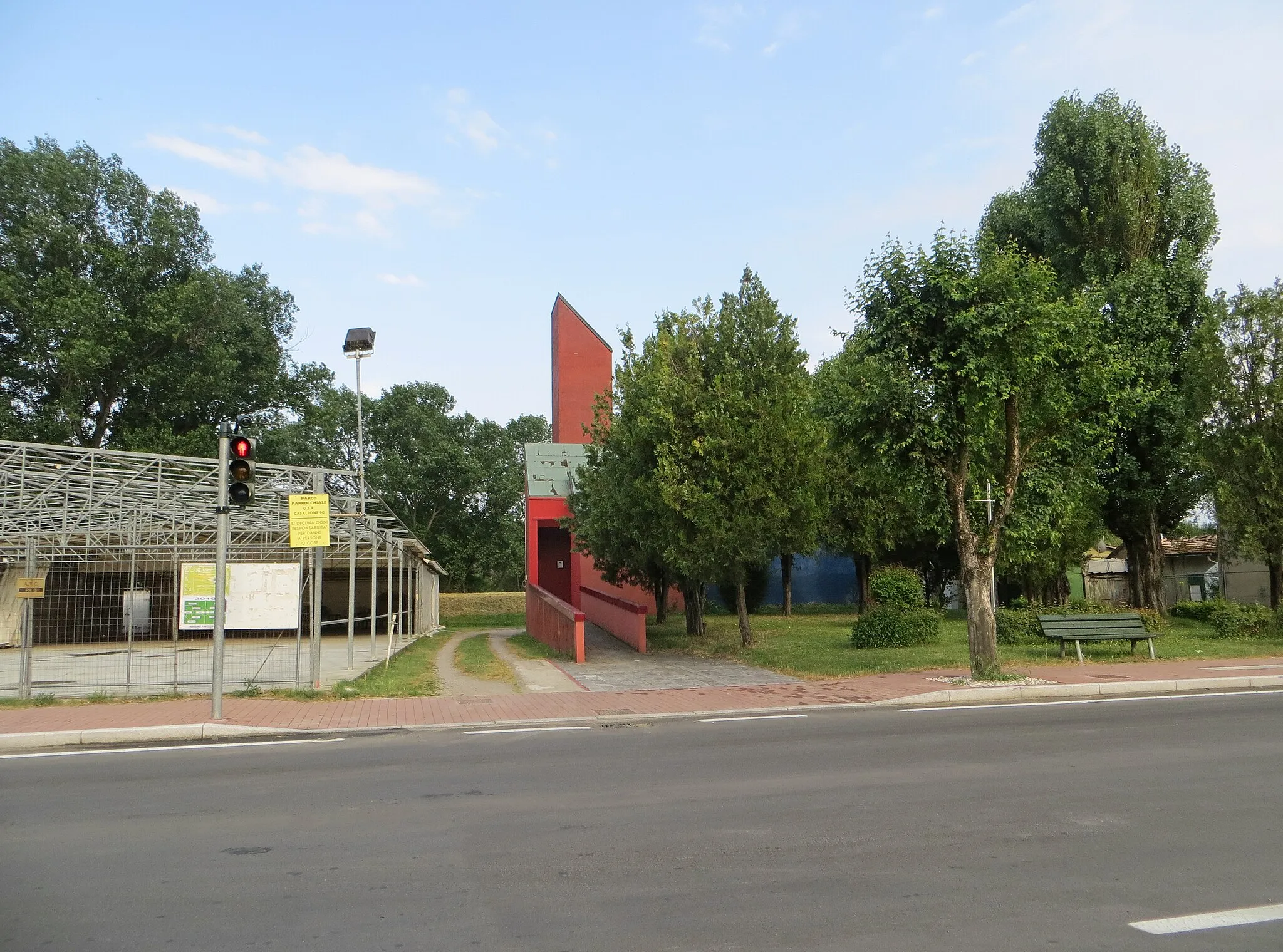 Photo showing: Chiesa della Purificazione di Maria Vergine (Casaltone, Sorbolo Mezzani) - facciata