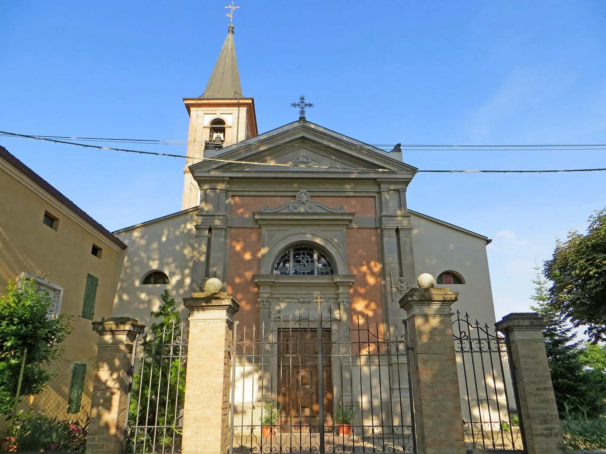 Photo showing: Chiesa della Purificazione di Maria Vergine (Marano, Parma) - facciata