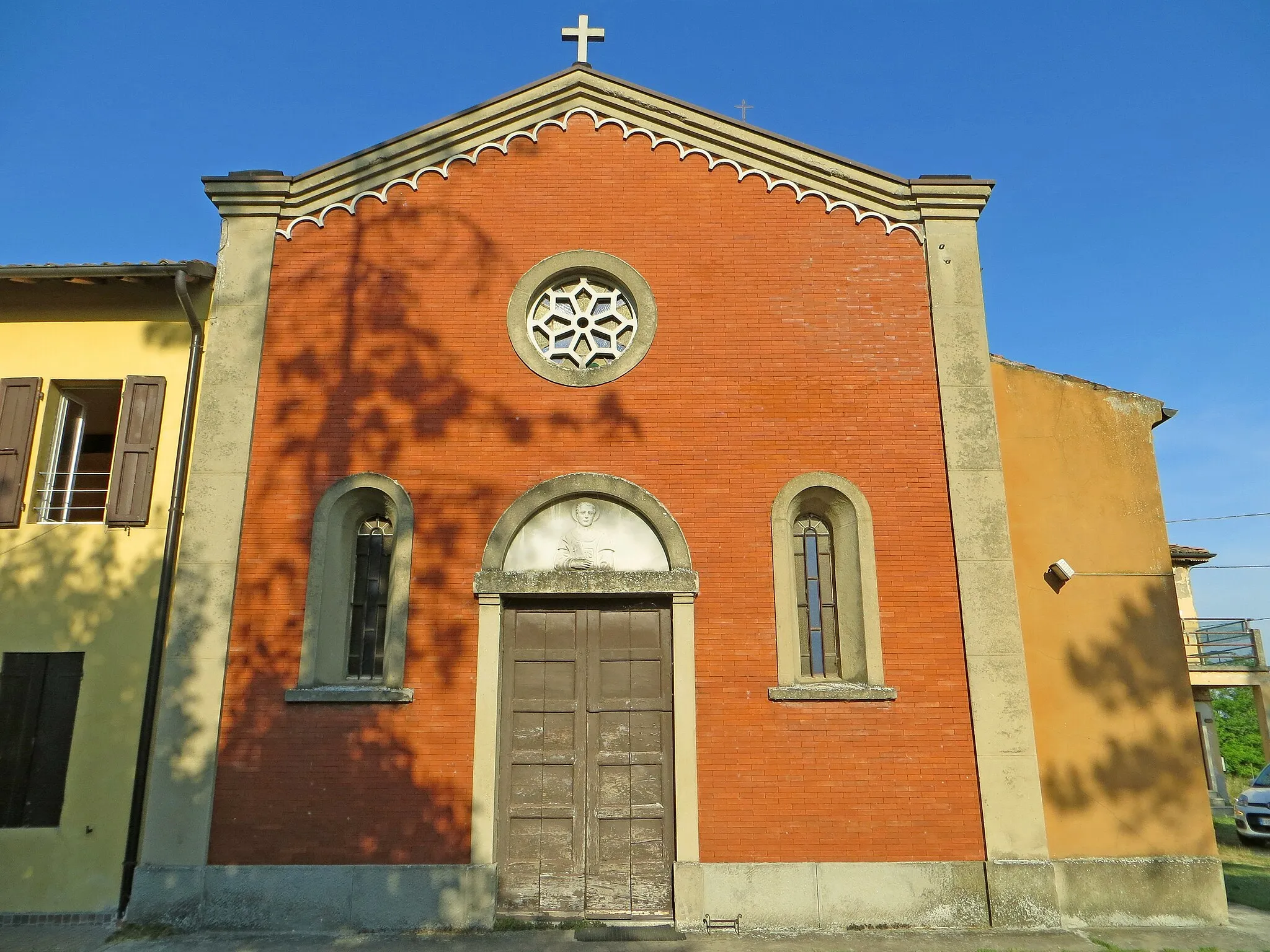 Photo showing: Chiesa di Santo Stefano (Martorano, Parma) - facciata