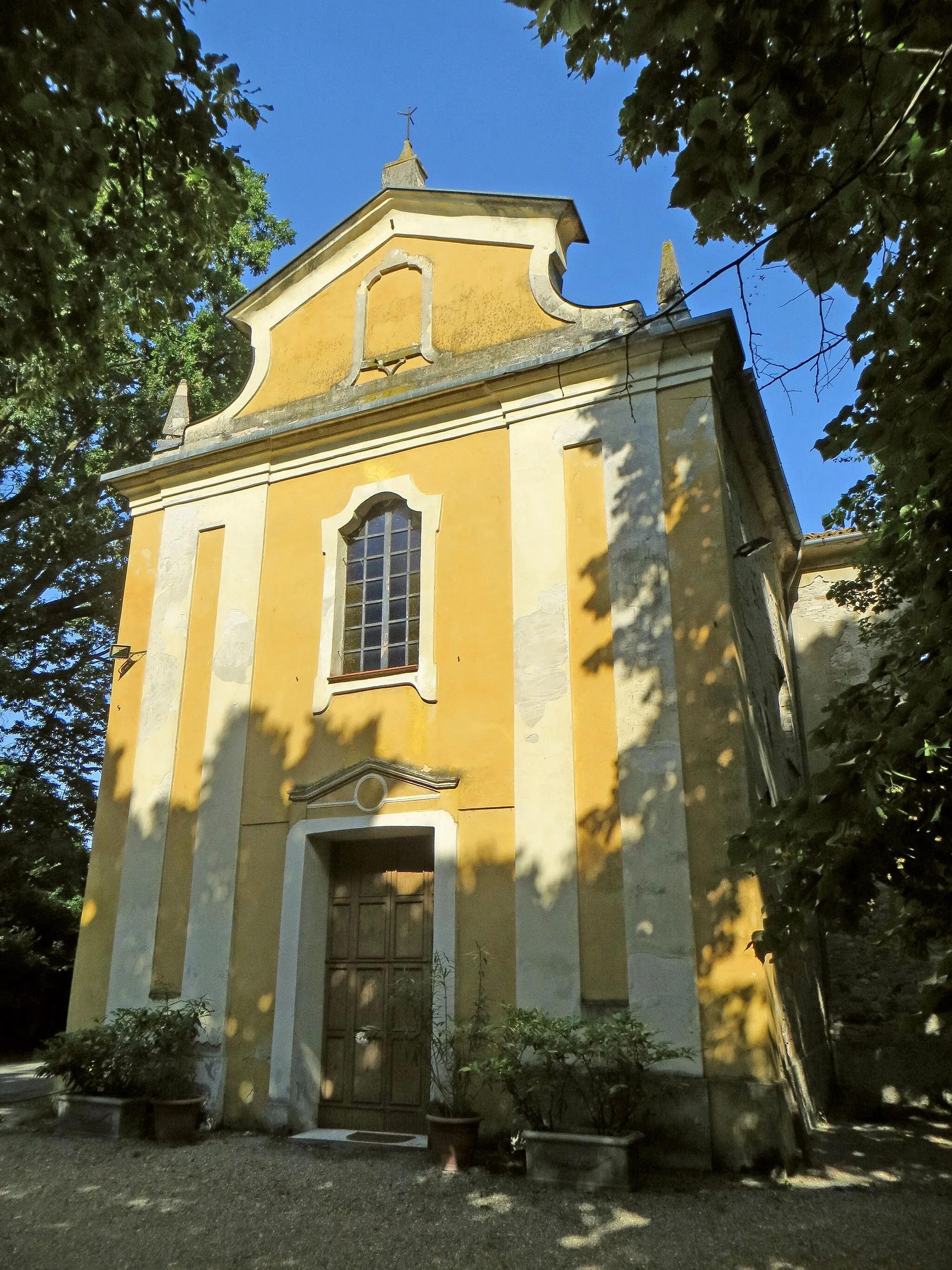 Photo showing: Chiesa di San Giovanni Evangelista (Vigolante, Parma) - facciata