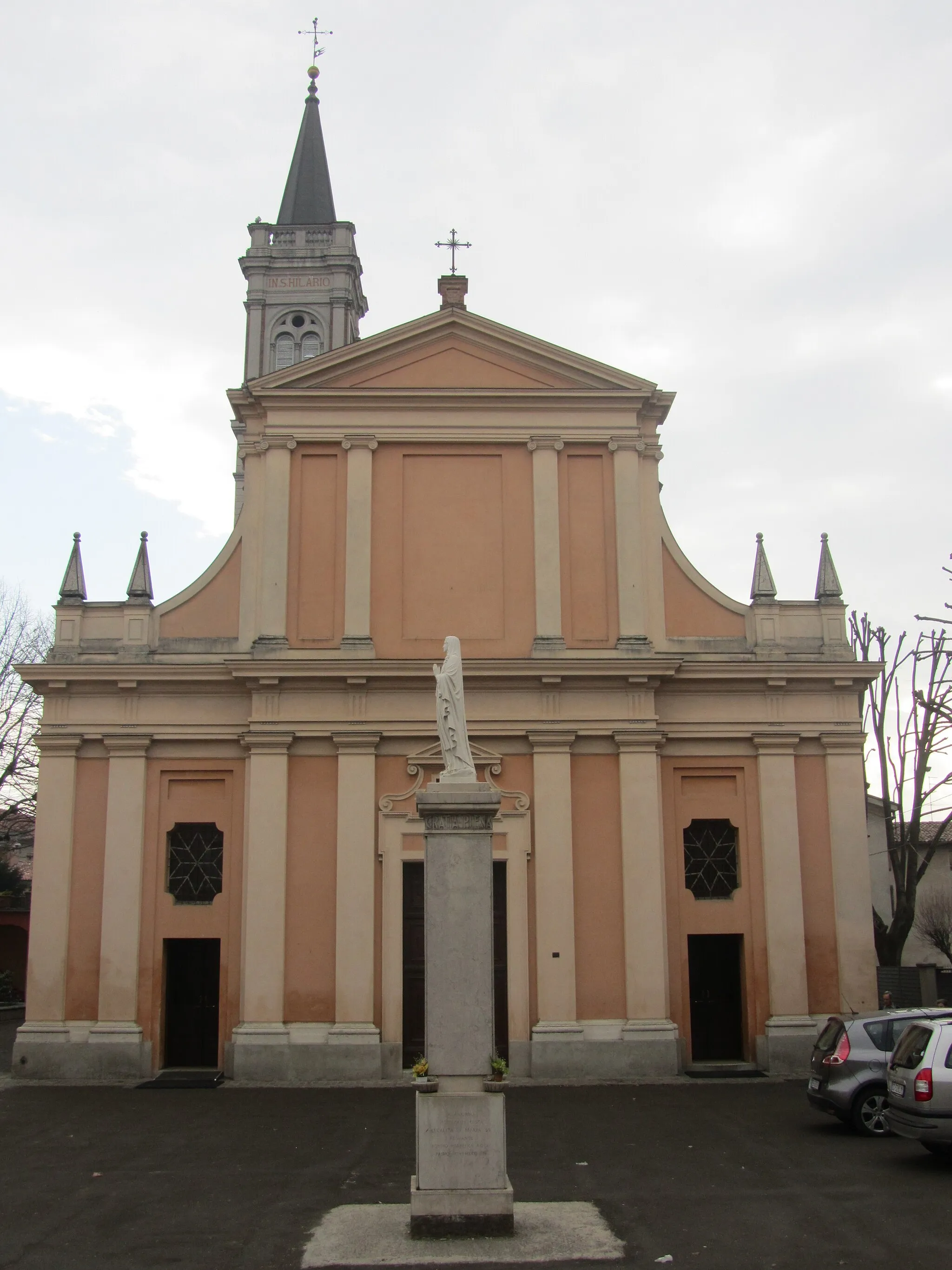 Photo showing: La chiesa parrocchiale di Sant'Eulalia a Sant'Ilario d'Enza, provincia di Reggio nell'Emilia.