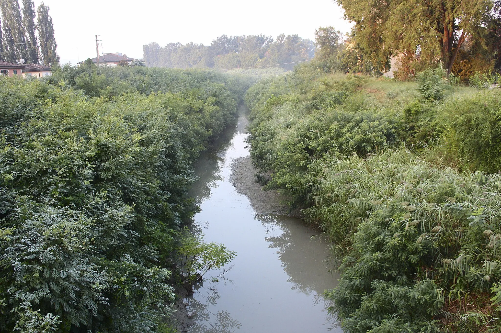 Photo showing: Lavino river, river of Emilia-Romagna, Italy