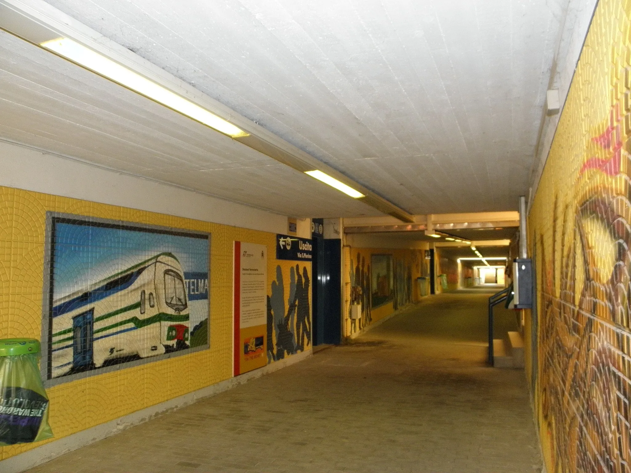 Photo showing: Castel Maggiore, il sottopasso della stazione ferroviaria di Castelmaggiore