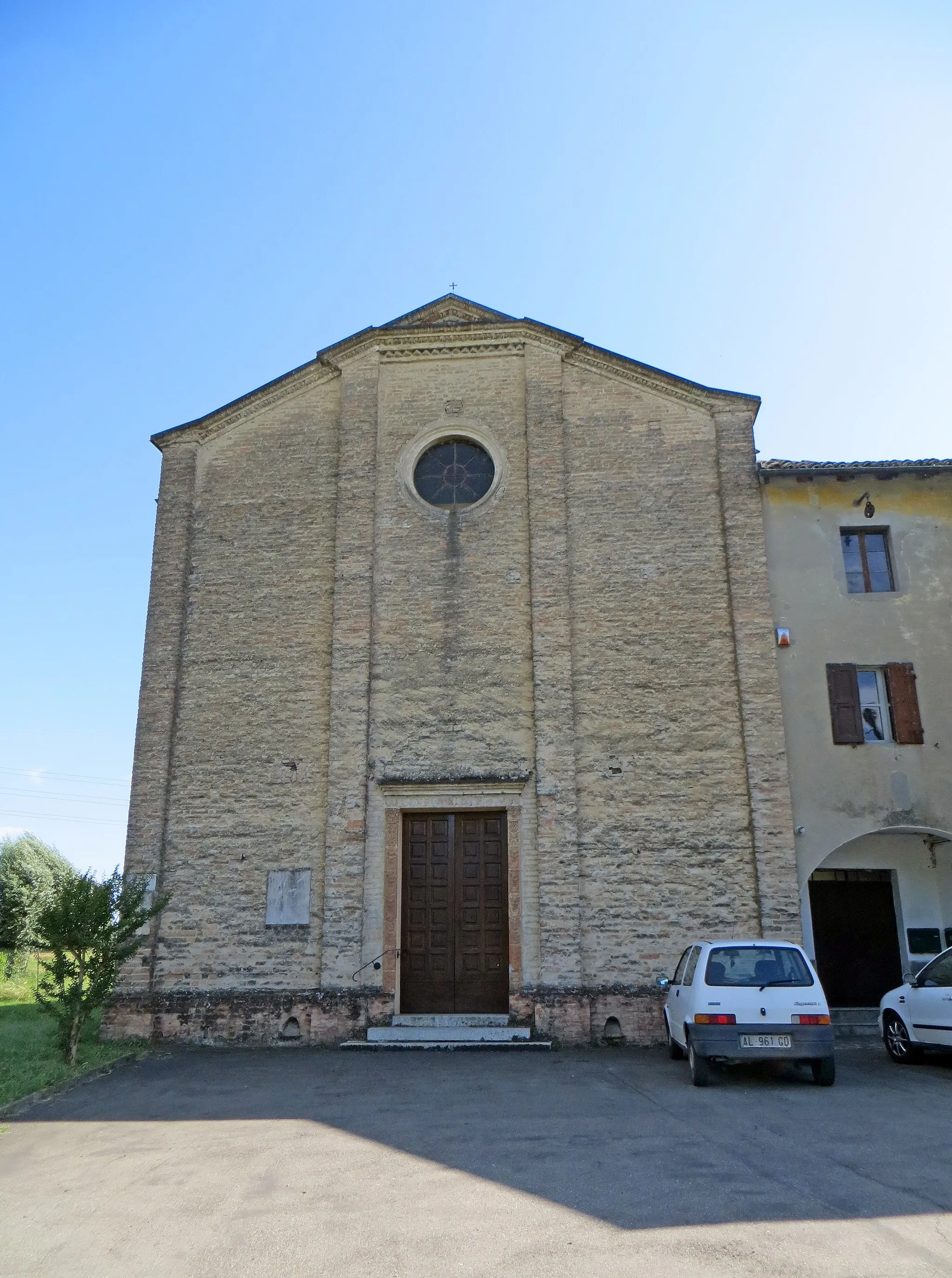 Photo showing: Chiesa di San Giovanni Battista (Pedrignano, Parma) - facciata