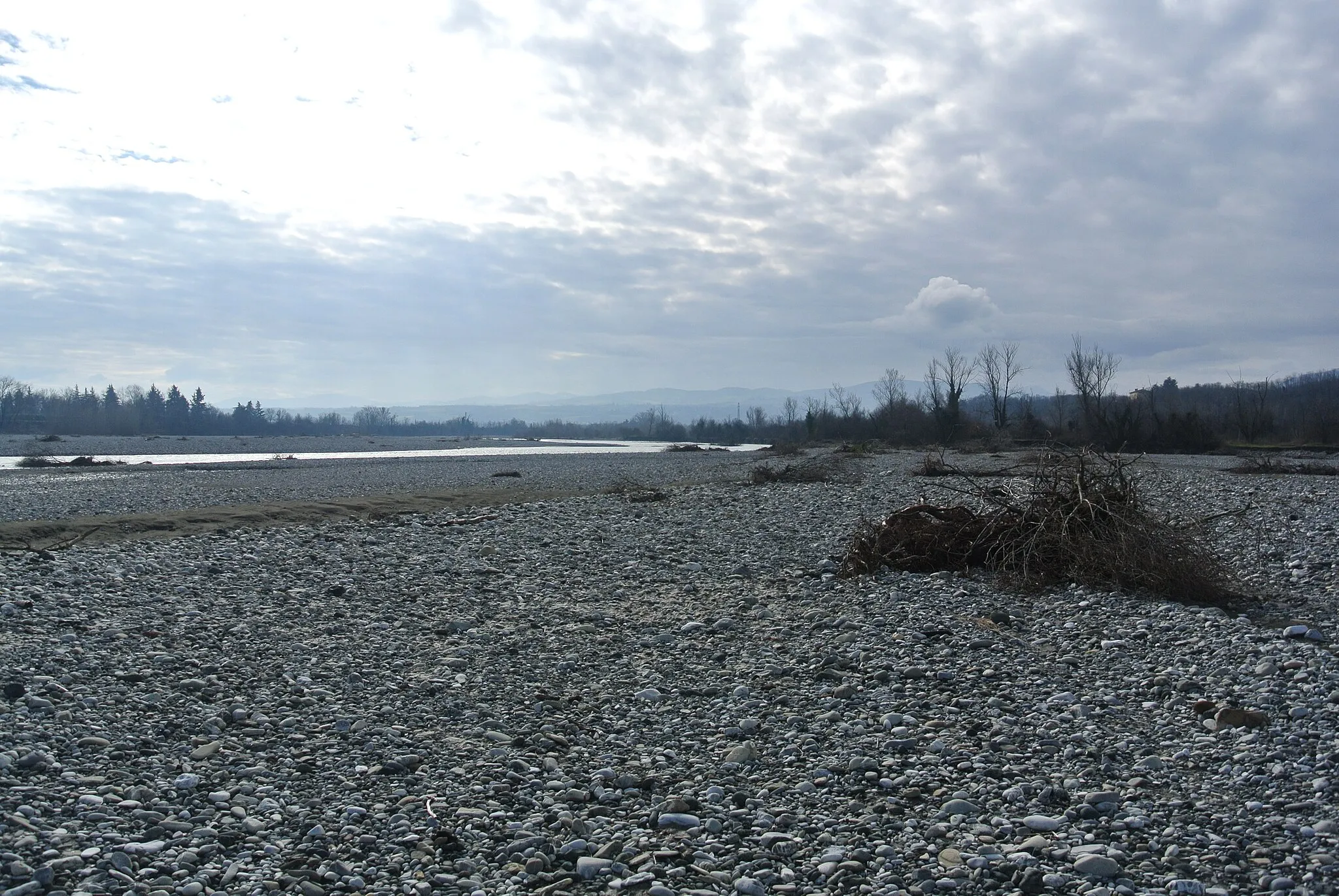 Photo showing: River Trebbia near Rivalta (prov. Piacenza, Italy)