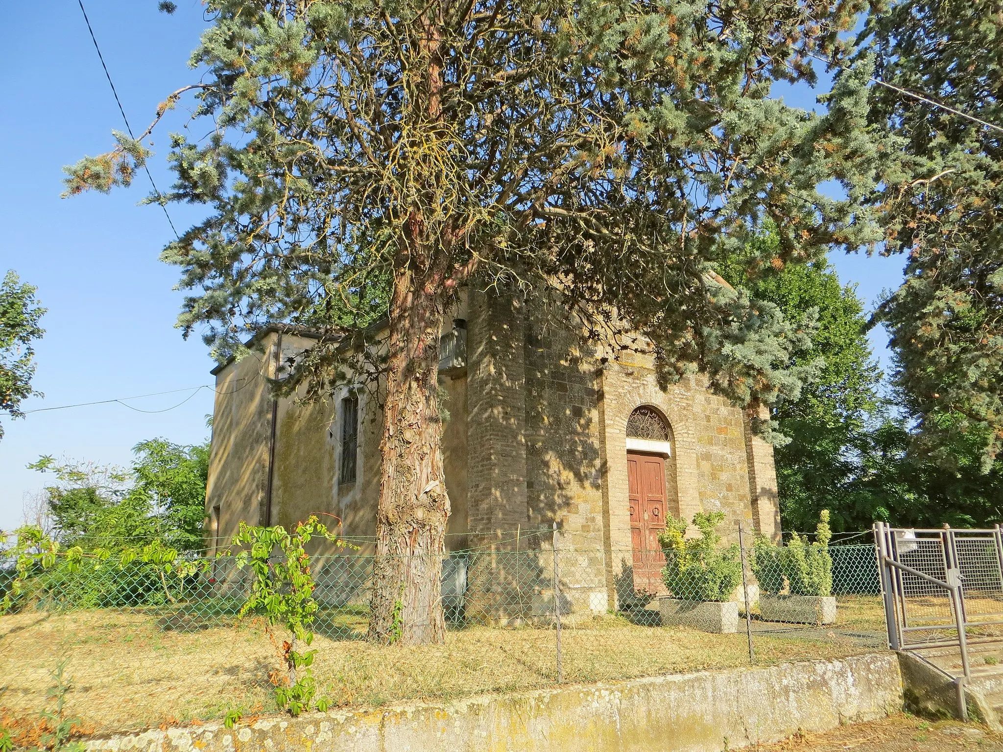 Photo showing: Oratorio di San Geminiano (Vignale, Traversetolo) - facciata e lato nord