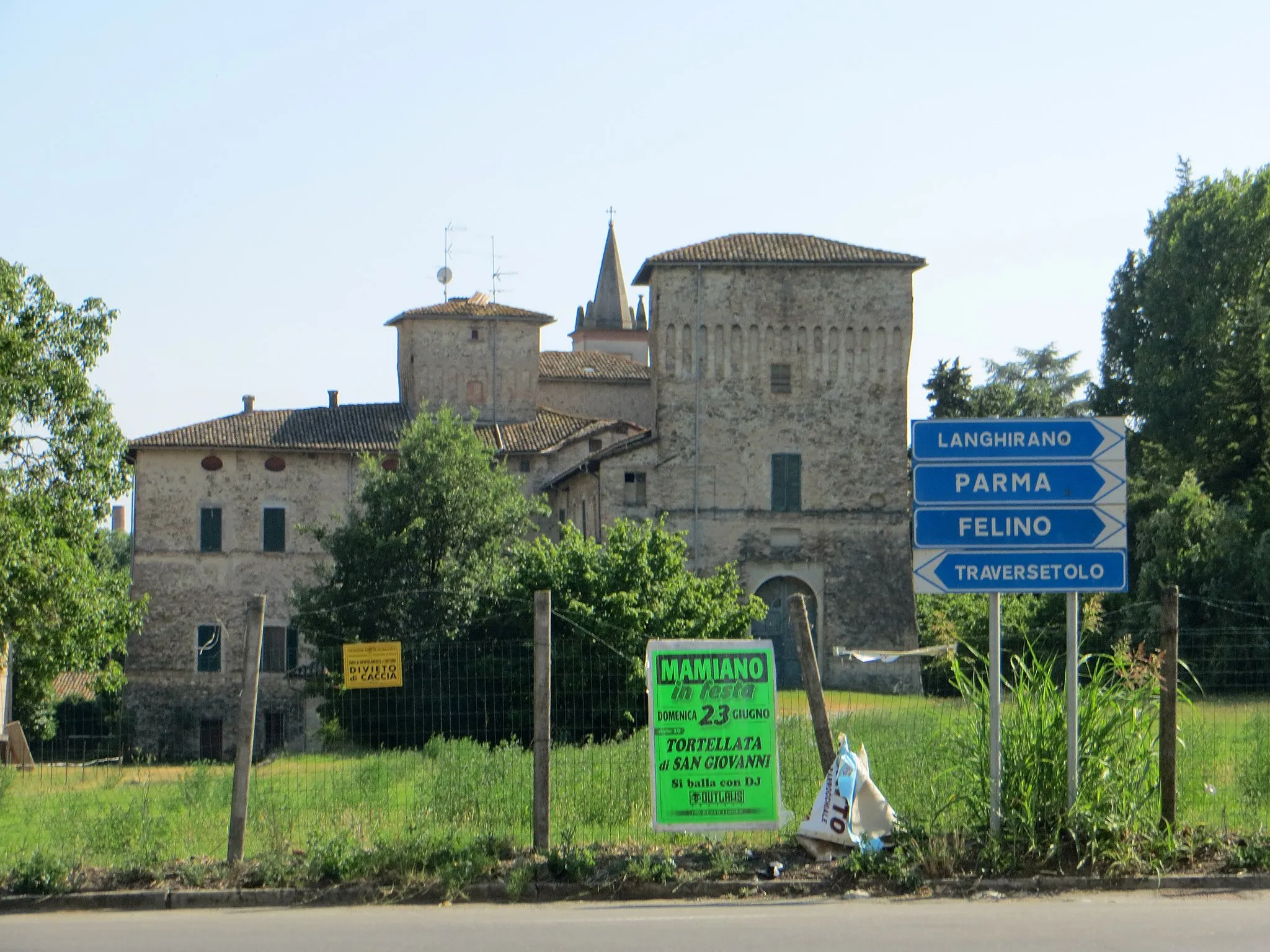 Photo showing: Castello (Panocchia, Parma) - lato nord