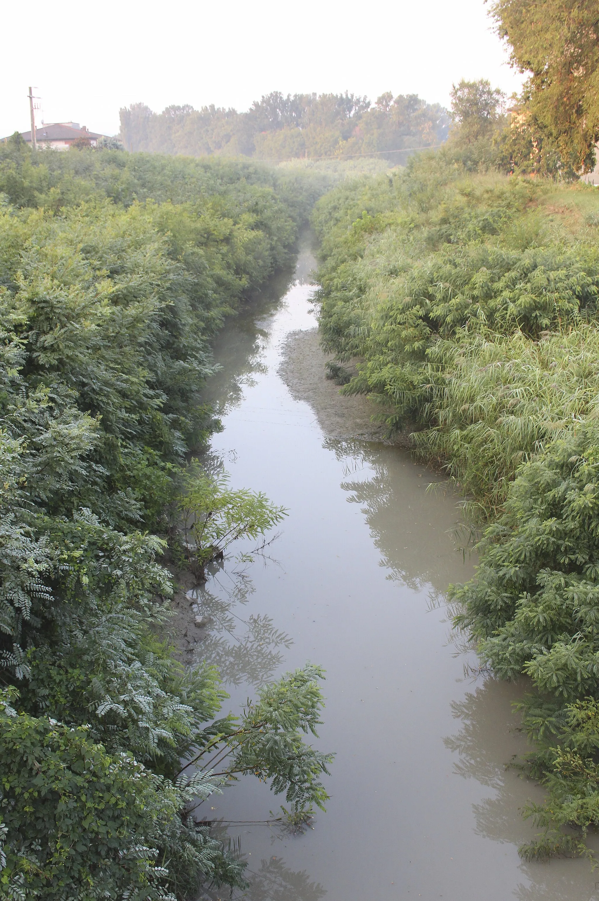 Photo showing: Lavino river, river of Emilia-Romagna, Italy