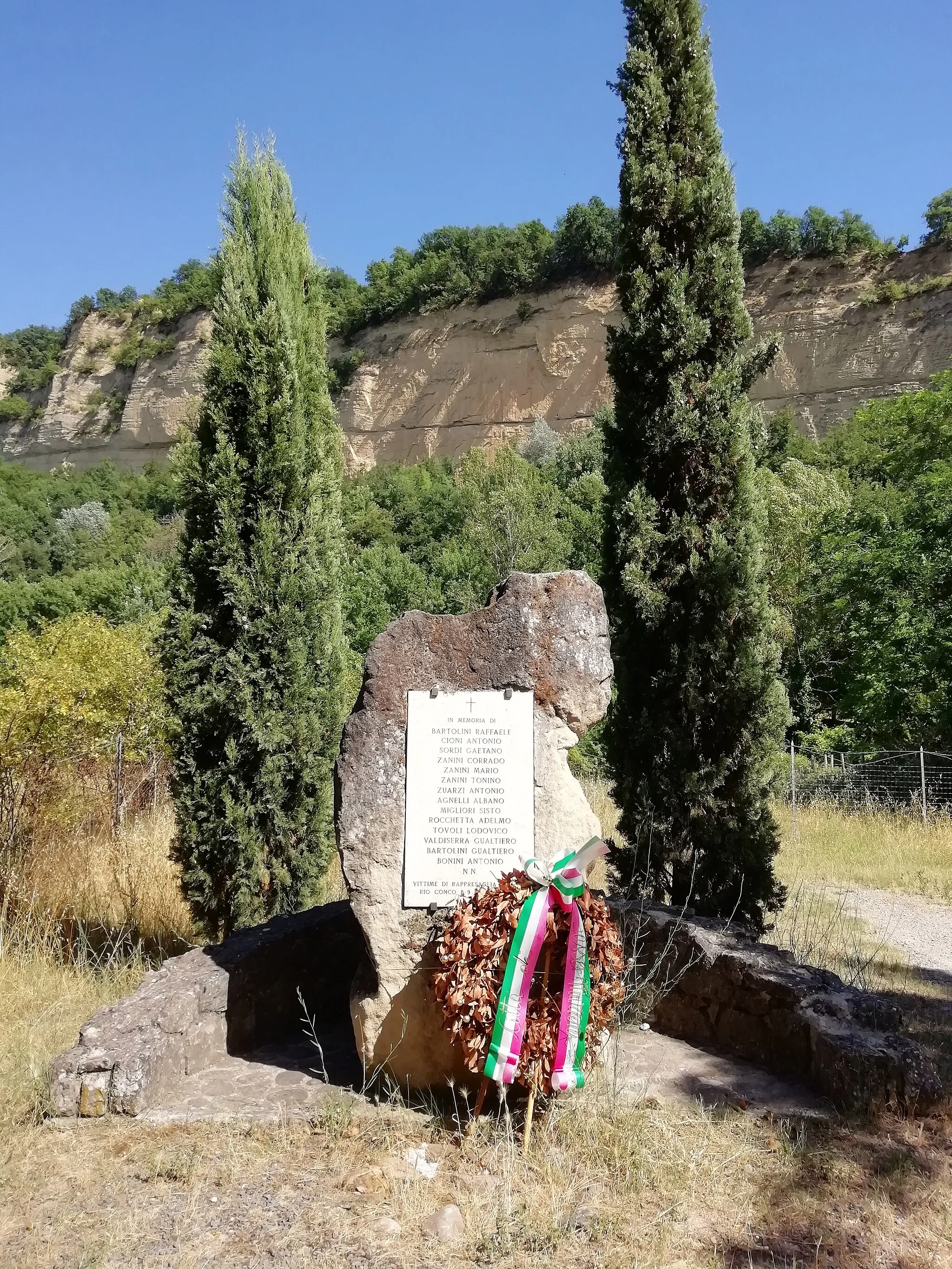 Photo showing: Monumento di Rio Conco di Vizzano, Sasso Marconi