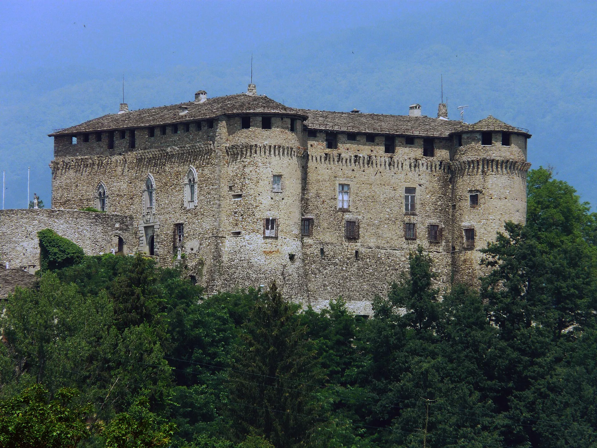 Photo showing: Castello di Compiano, Emilia Romagna, Italia