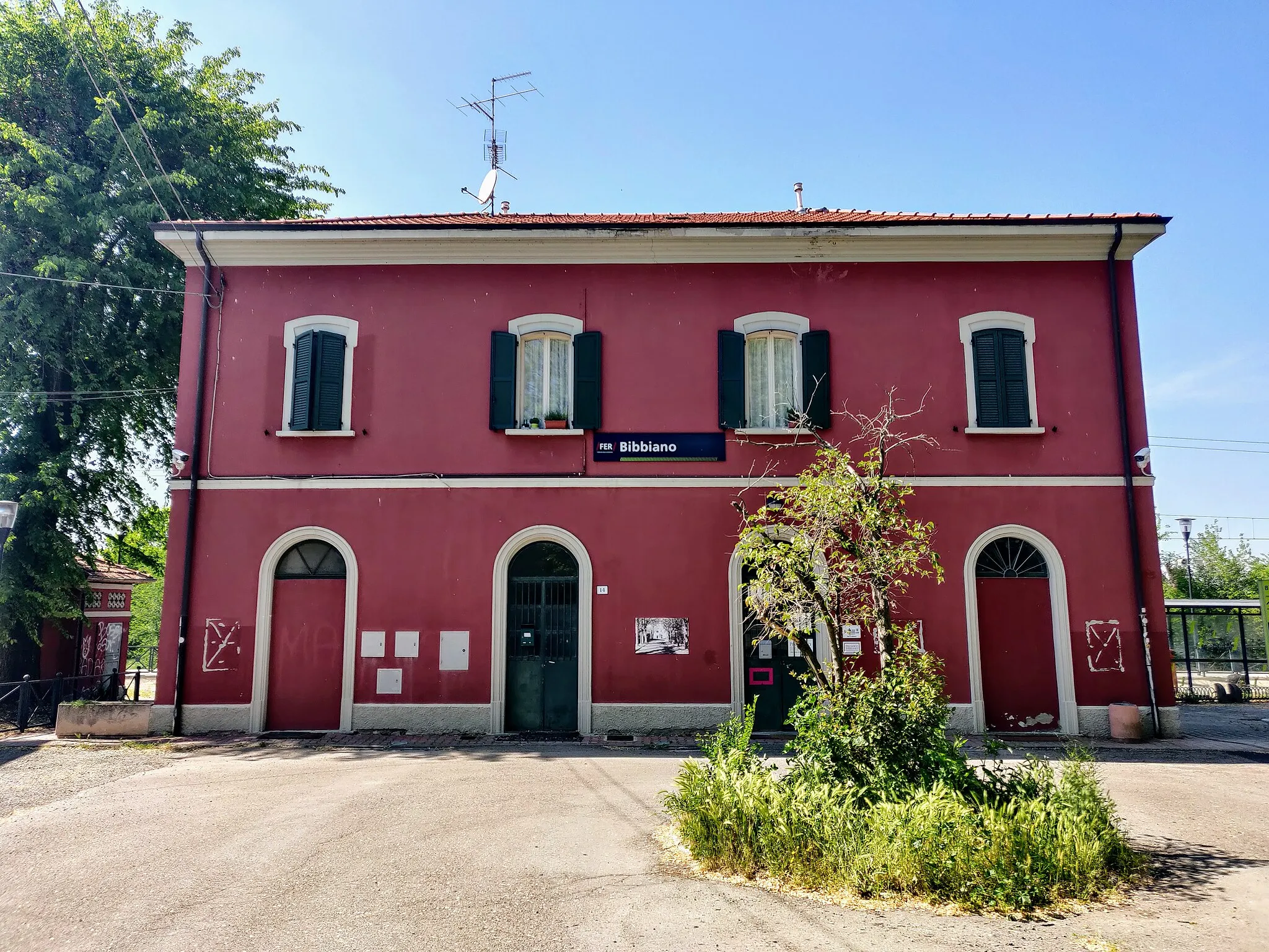 Photo showing: La stazione ferroviaria di Bibbiano