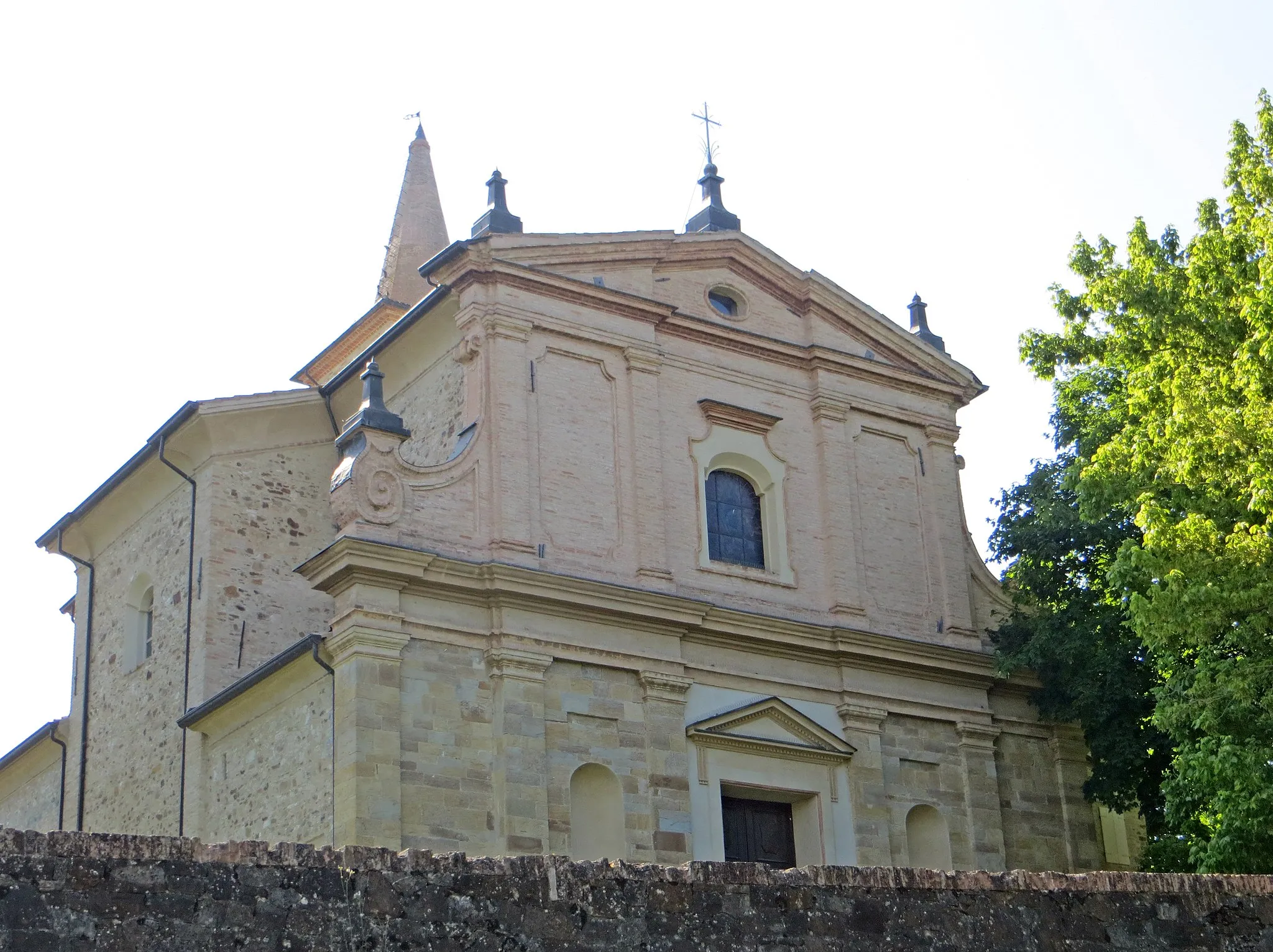 Photo showing: Chiesa di San Michele Arcangelo (Mattaleto, Langhirano) - facciata