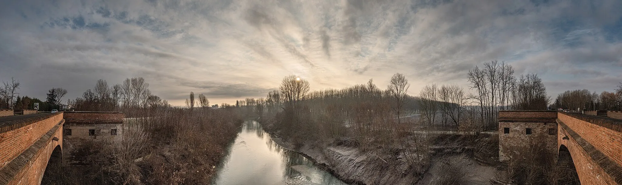 Photo showing: Fiume Panaro - San Cesario Sul Panaro, Modena, Italia