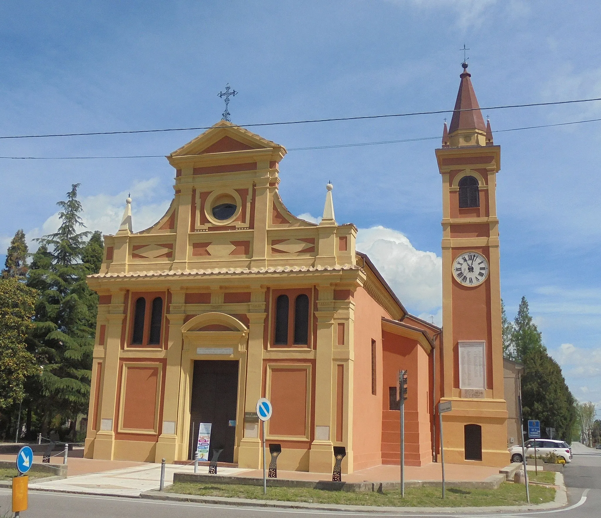Photo showing: Chiesa di Casumaro nel 2021, dopo i lavori di restauro terminati nel 2020