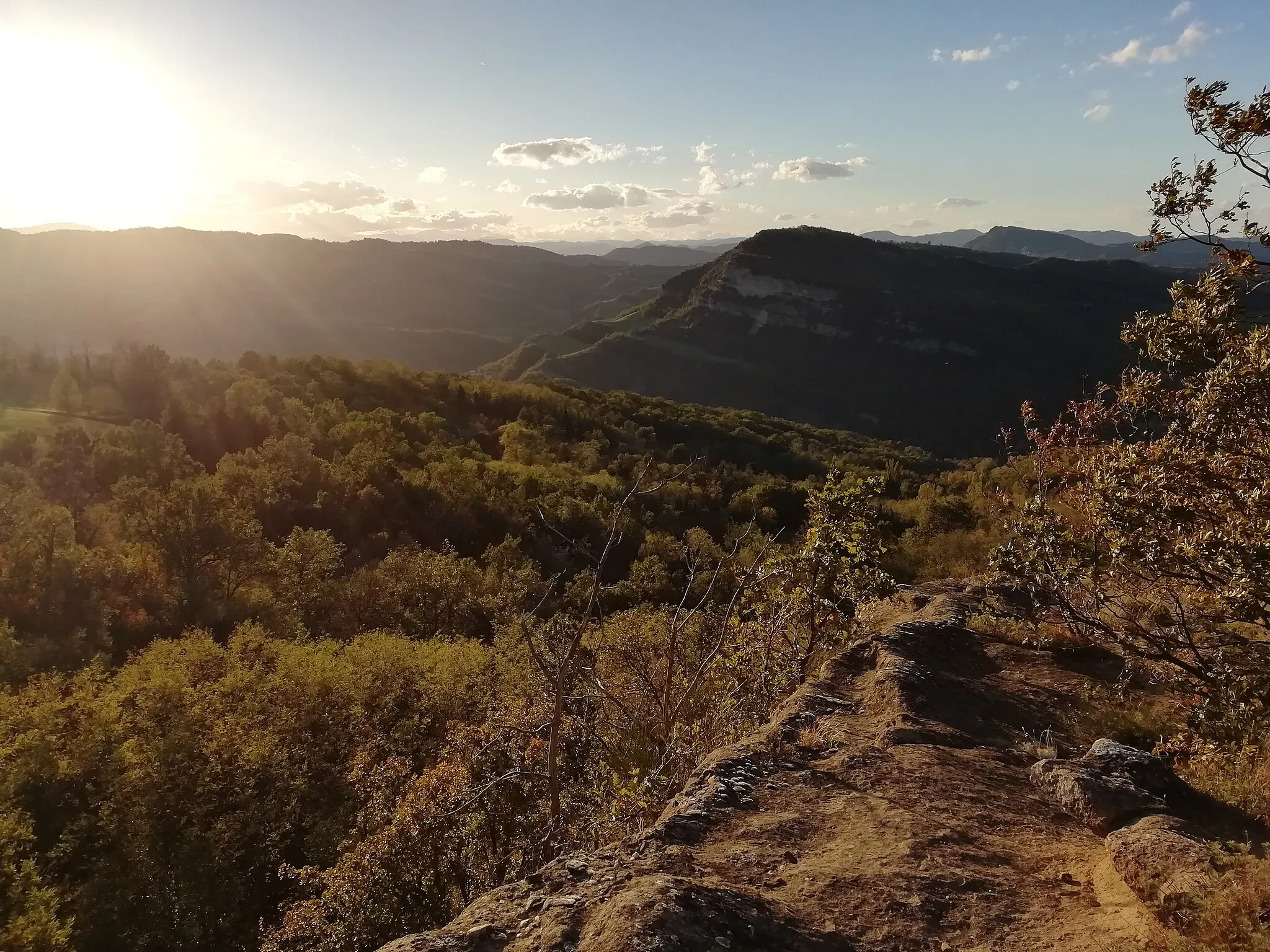 Photo showing: panorama dal Monte delle Formiche.