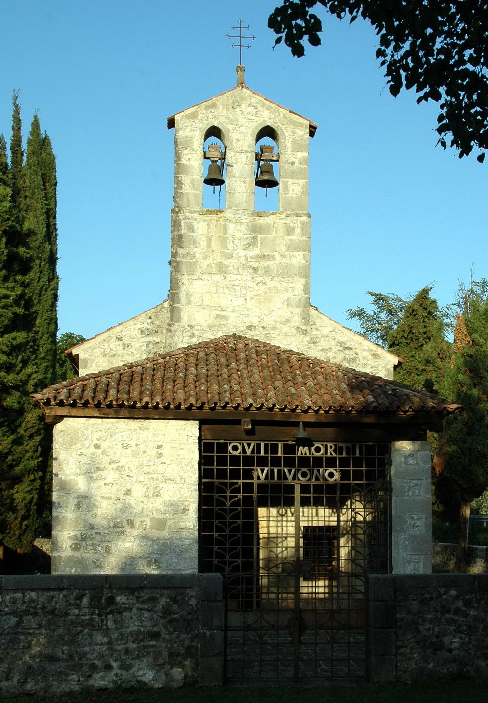 Photo showing: Church of San Quirino, San Pietro al Natisone, Friuli, Italy