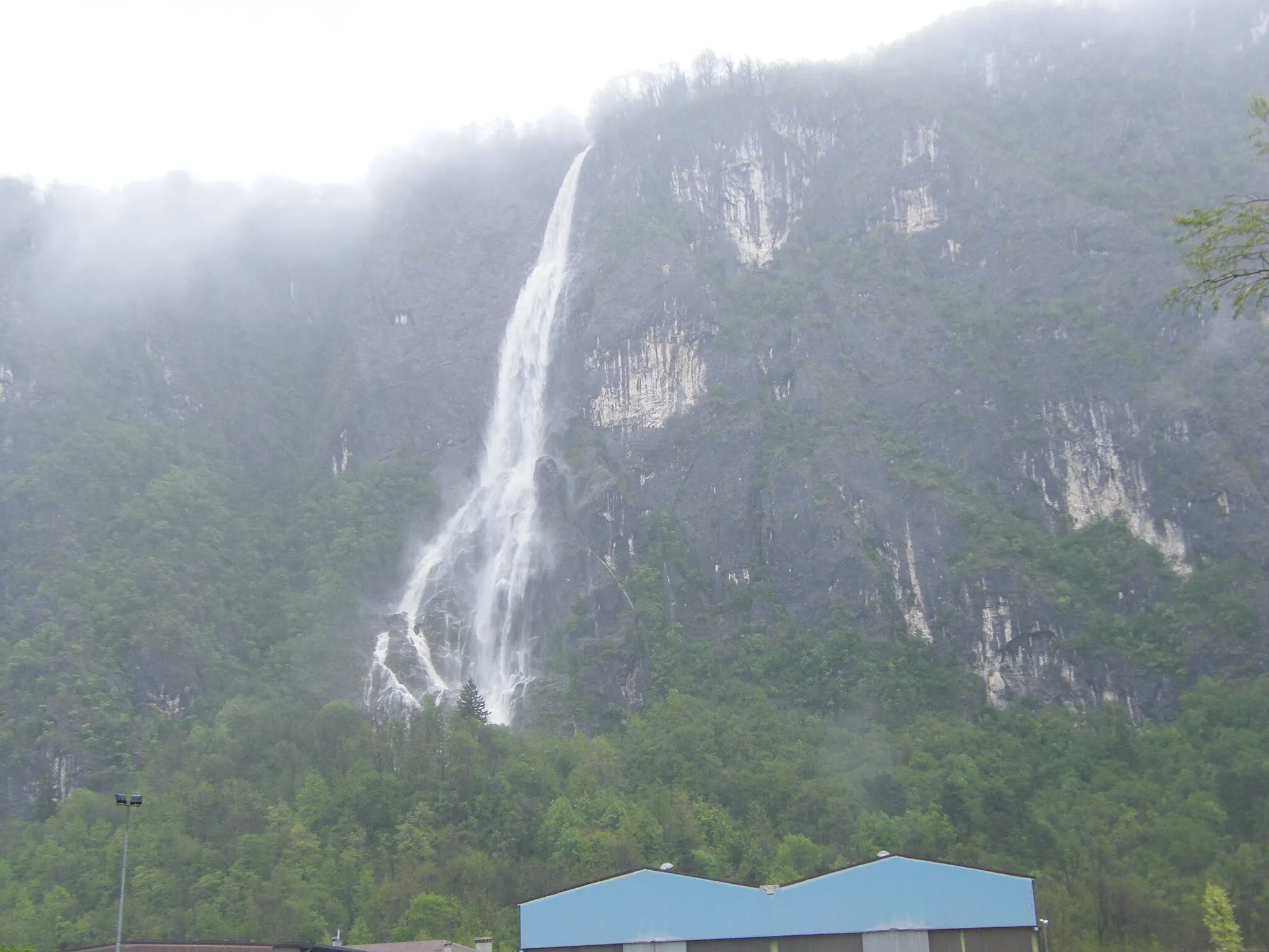 Photo showing: Villa Santina, Cascata Radima (farina del diavolo) il 18 novembre 2009