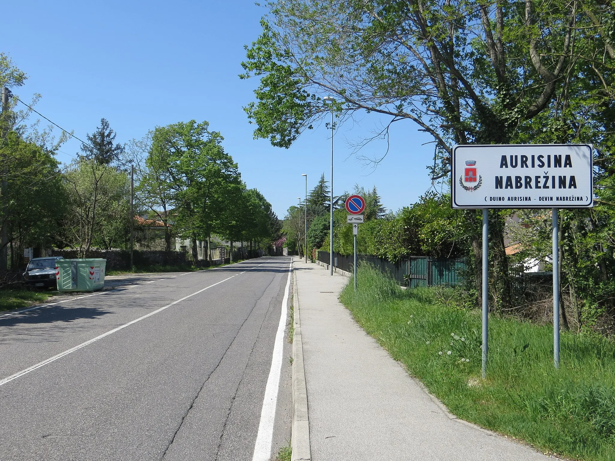 Photo showing: Aurisina, a town in the comune of Duino-Aurisina, Italy