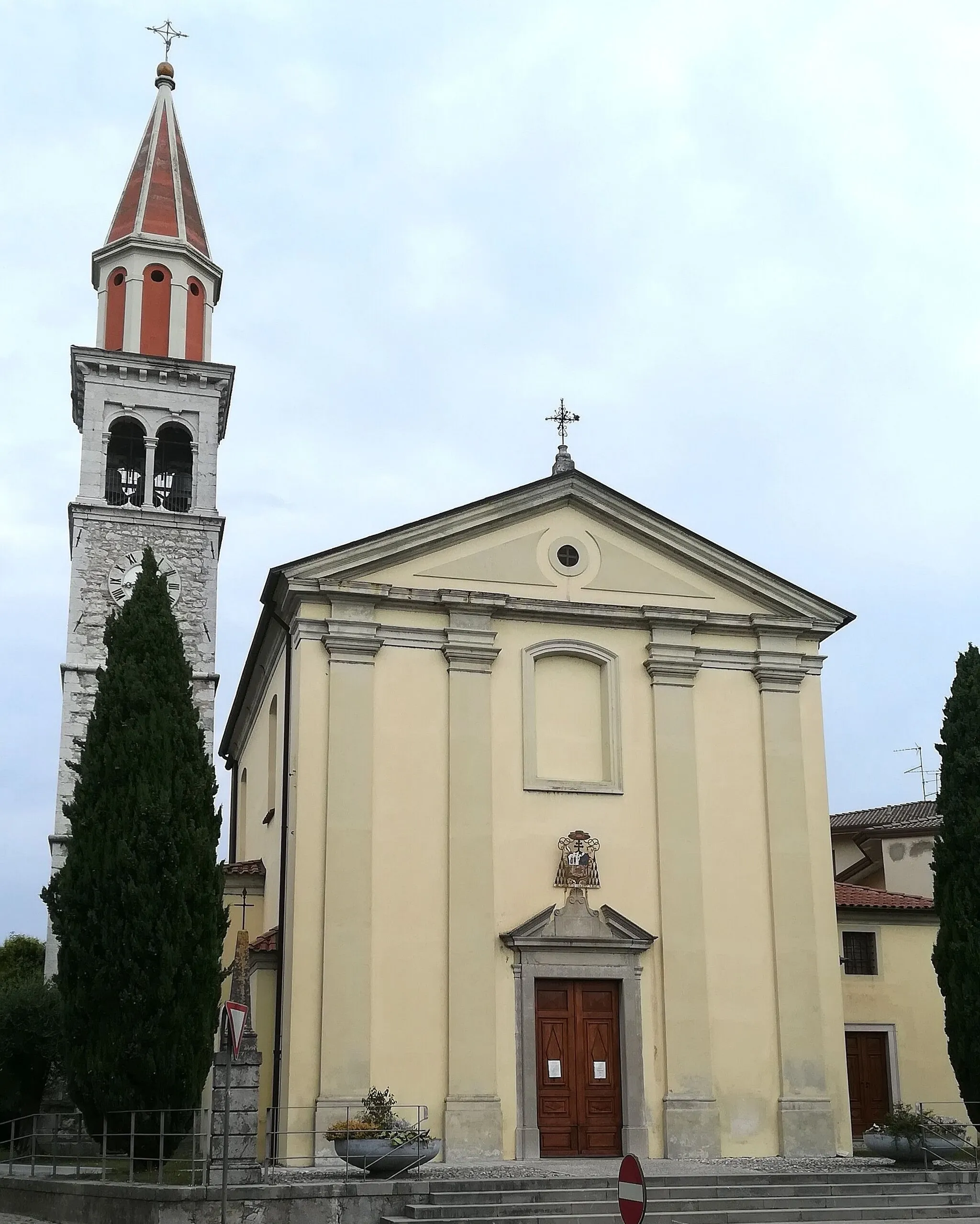 Photo showing: La chiesa di Santa Maria Maddalena a Ialmicco, frazione di Palmanova, in provincia ed arcidiocesi di Udine