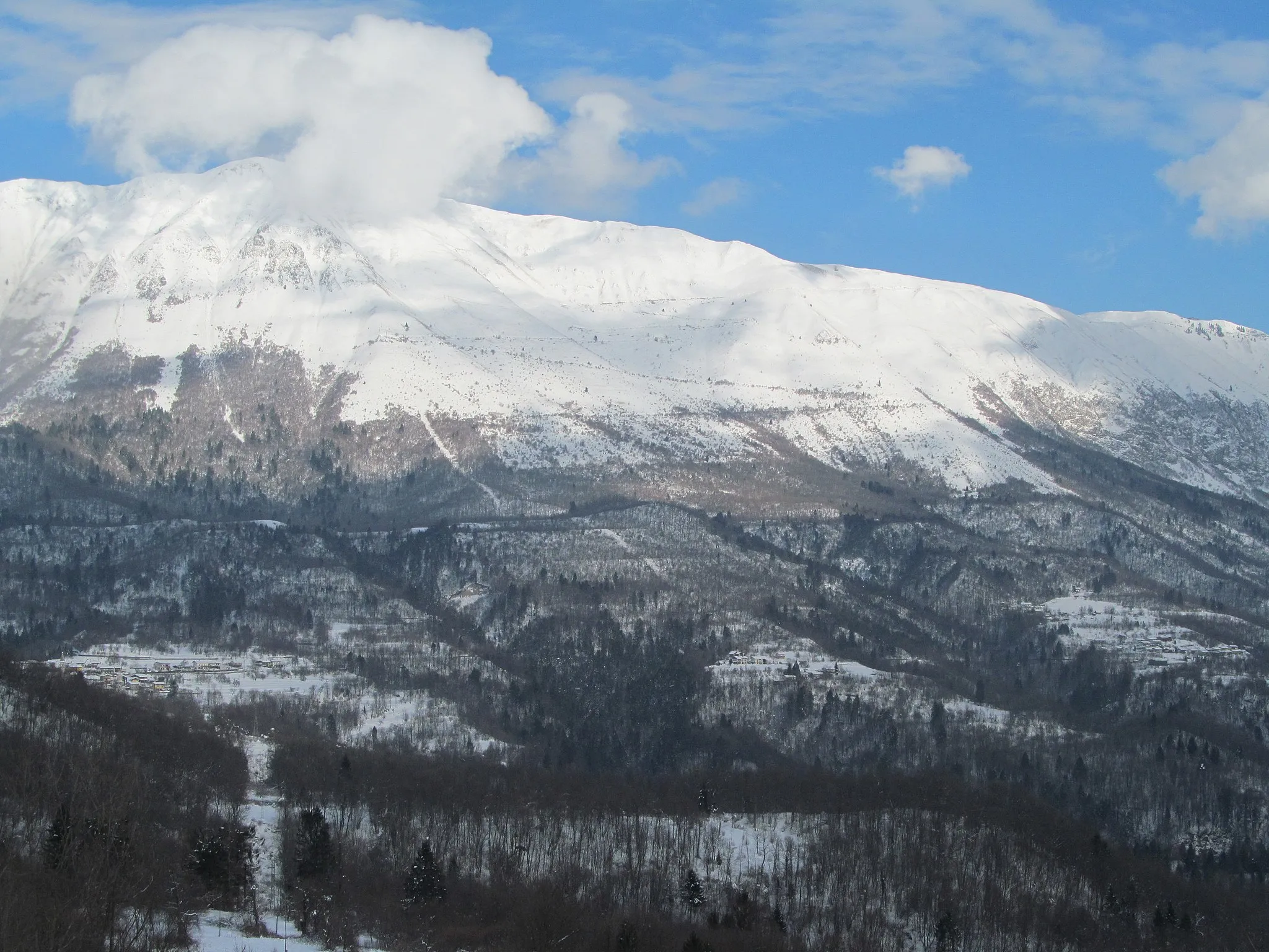 Photo showing: Breginjski kot zgoraj Stol.