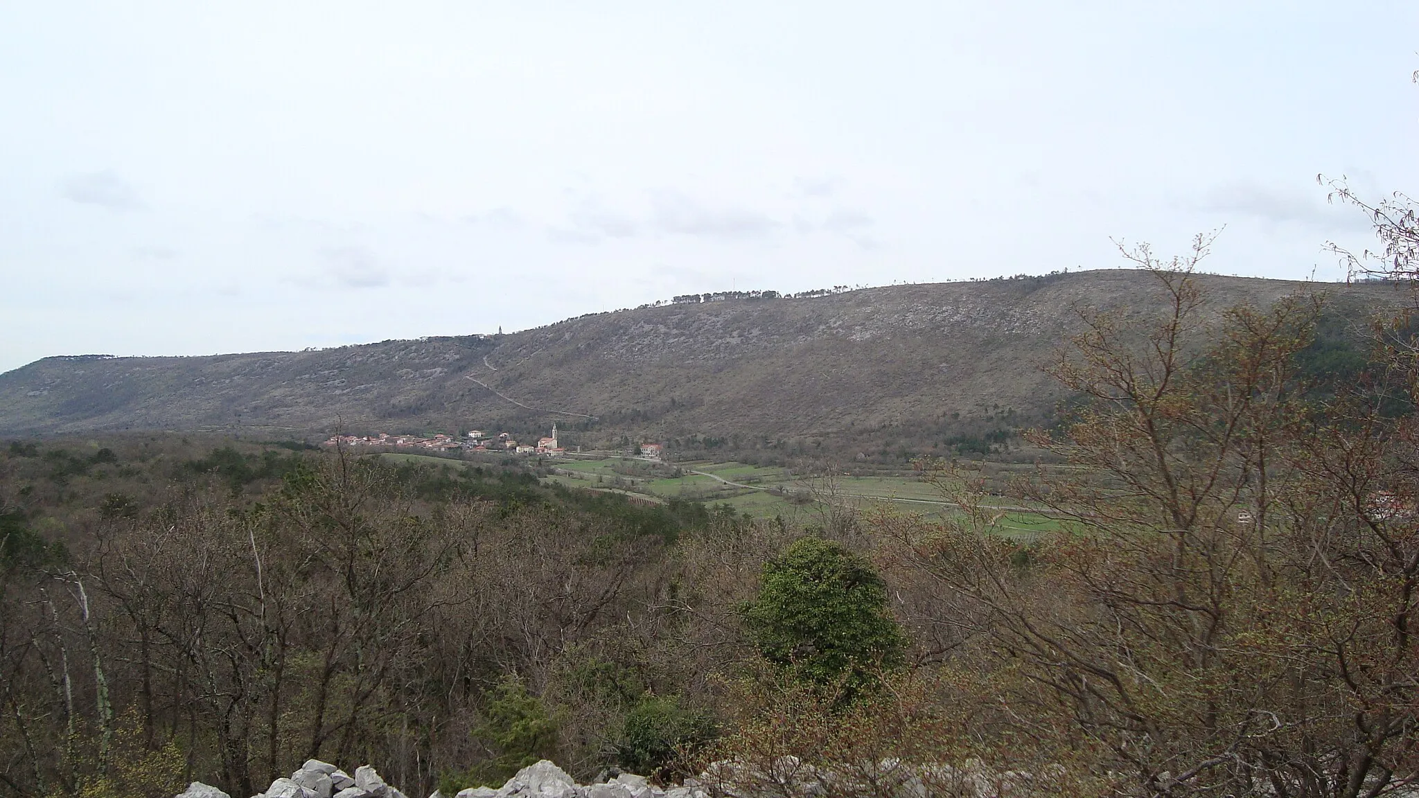 Photo showing: Vista di Brestovizza in valle (Brestovica pri Komnu)