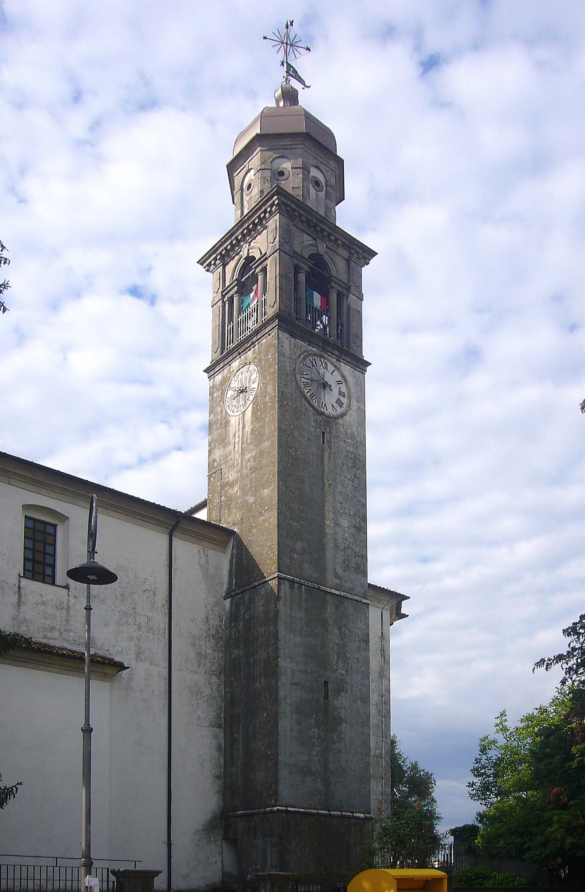 Photo showing: Il campanile di Colloredo di Prato, in Friuli