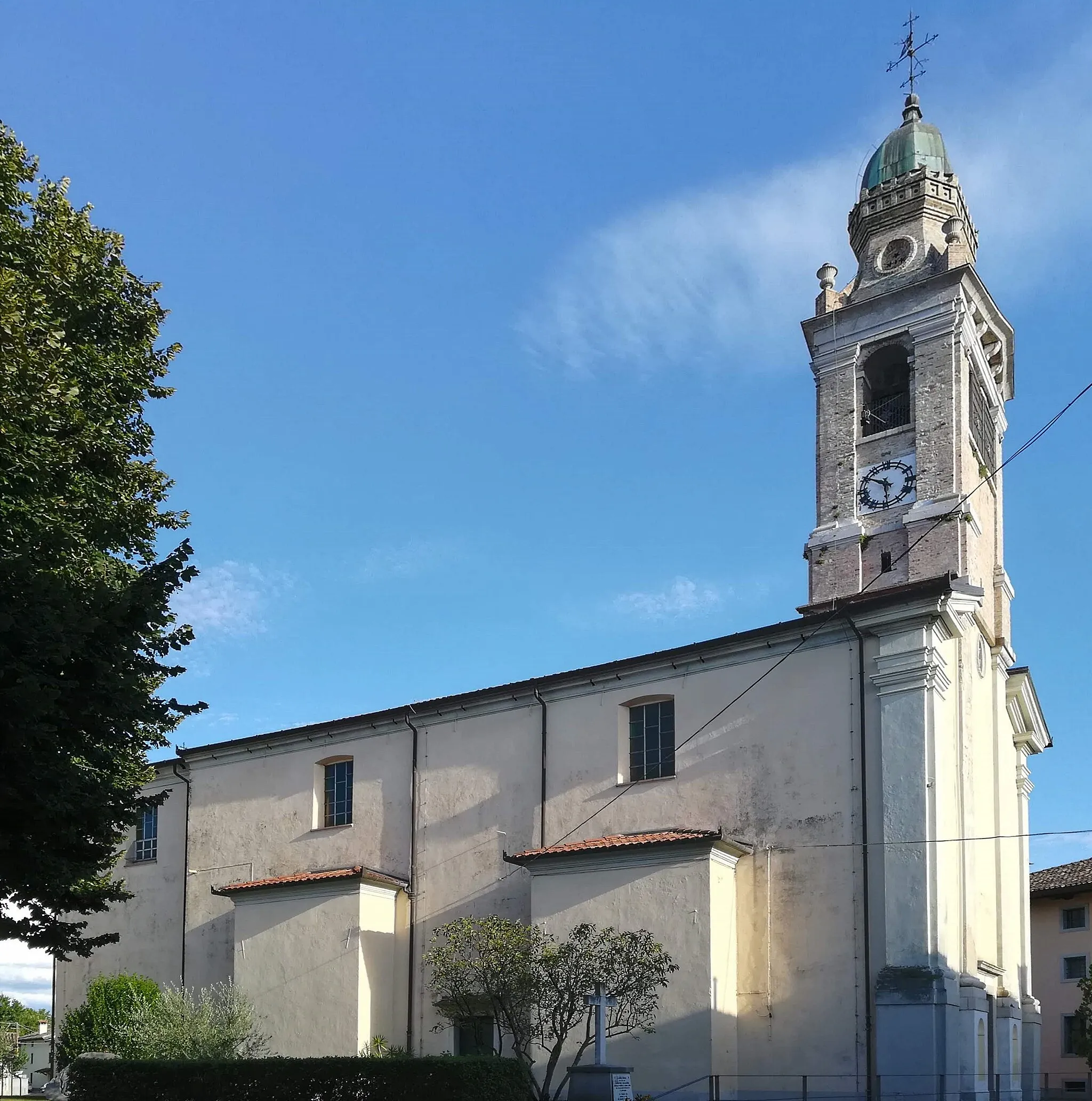 Photo showing: La chiesa parrocchiale di Clauiano