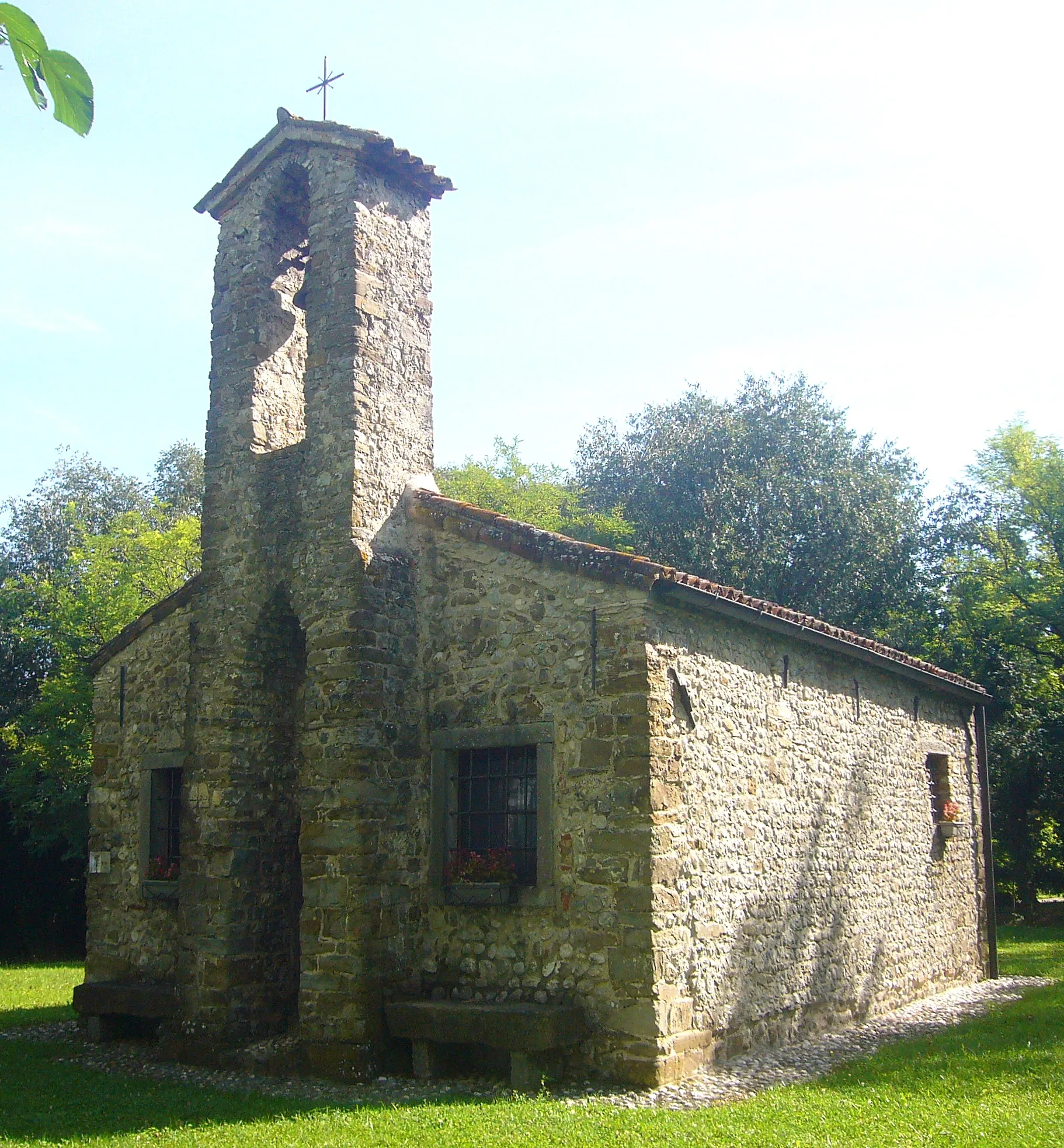 Photo showing: La chiesetta di San Marco Evangelista nei pressi di Clauiano, frazione di Trivignano Udinese