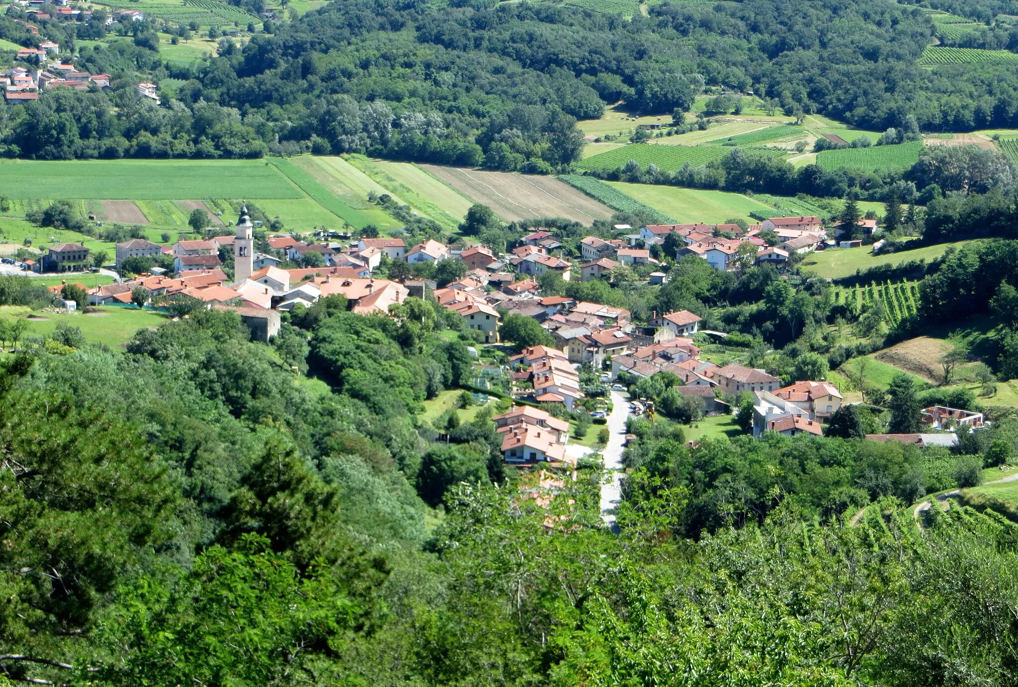 Photo showing: Velike Žablje, Municipality of Ajdovščina, Slovenia