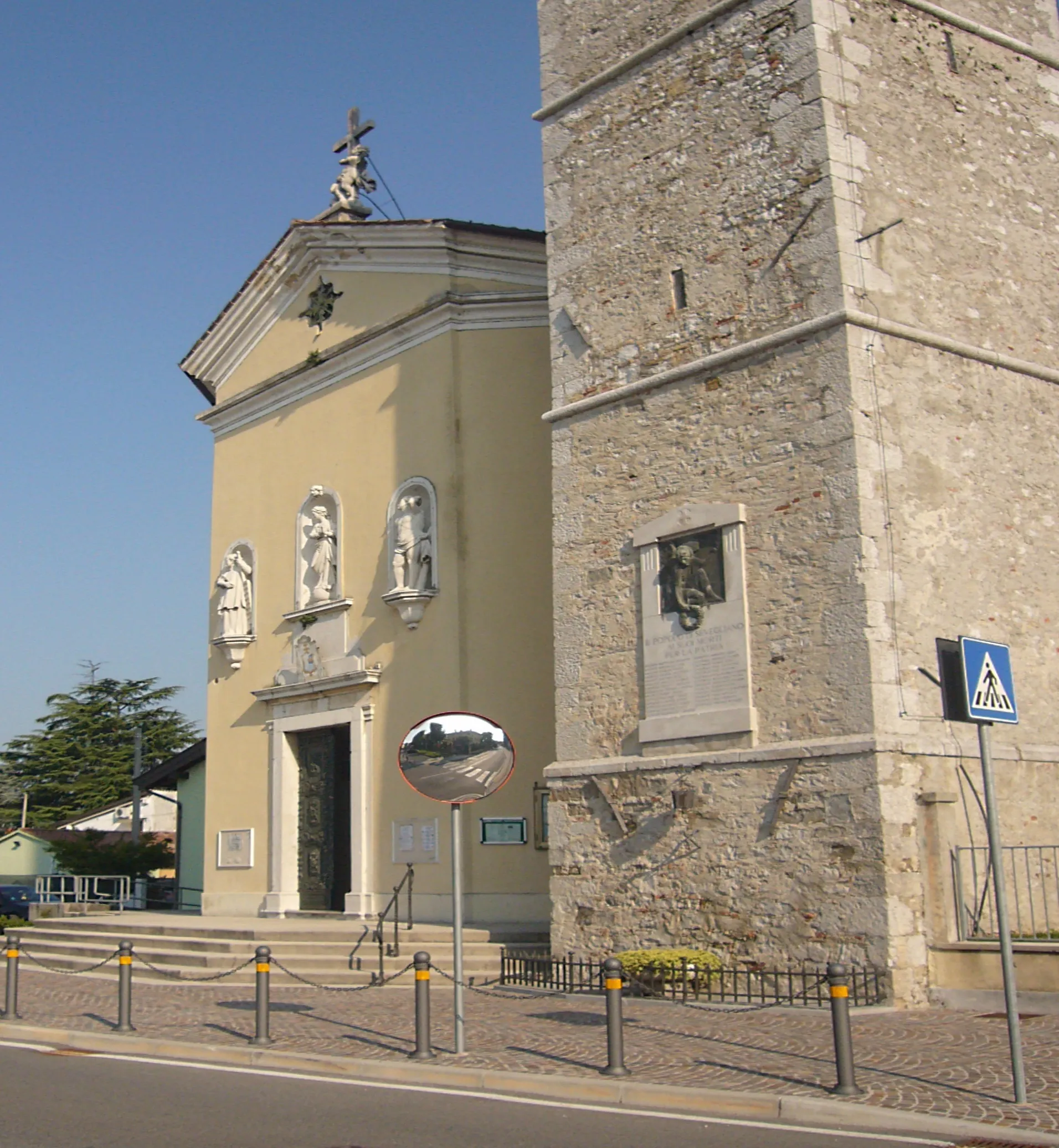 Photo showing: La chiesa di Sant'Andrea Apostolo a Sevegliano