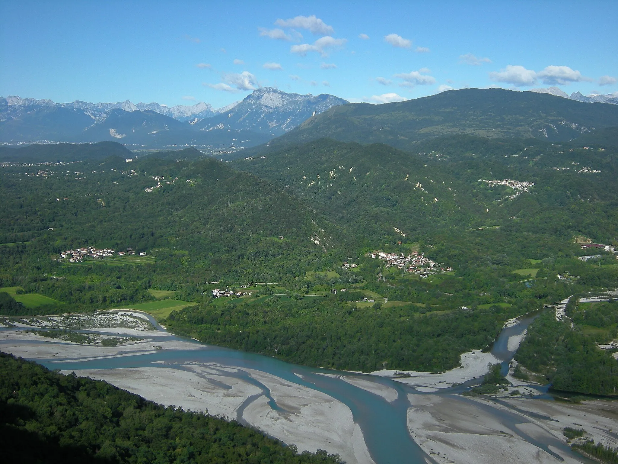 Photo showing: Campeis, Costabeorchia, Pontaiba, Colle, Manazzons in municipality of Pinzano