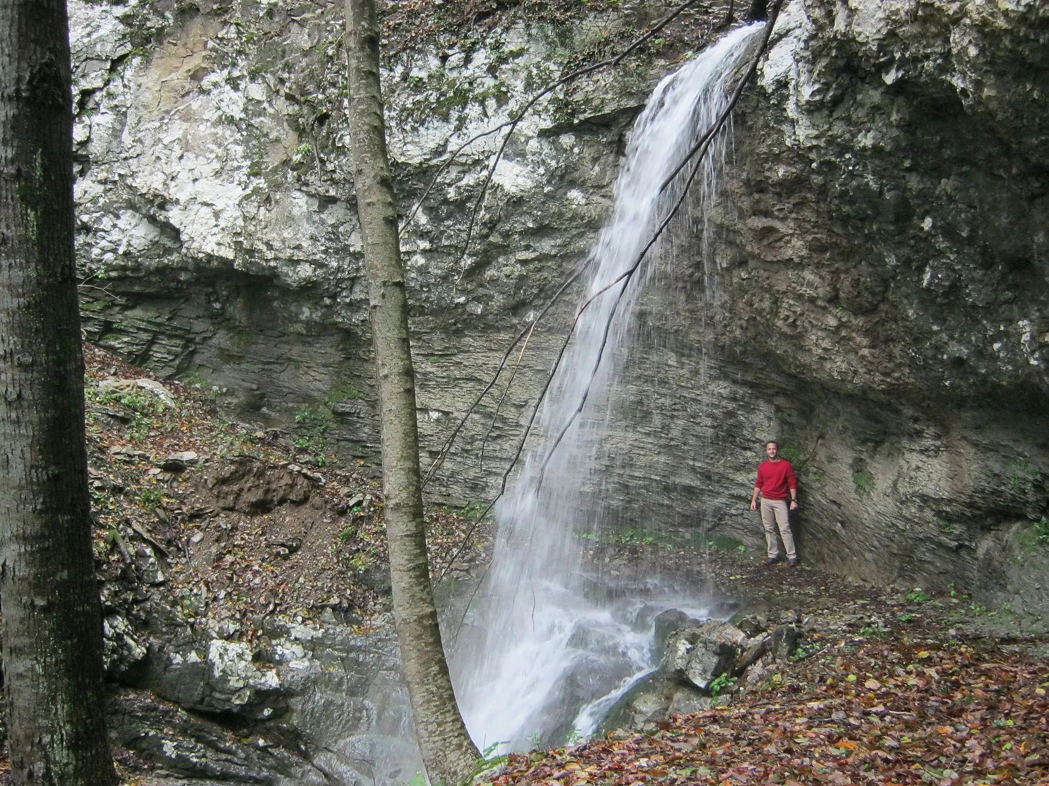 Photo showing: waterfall above Ciginj