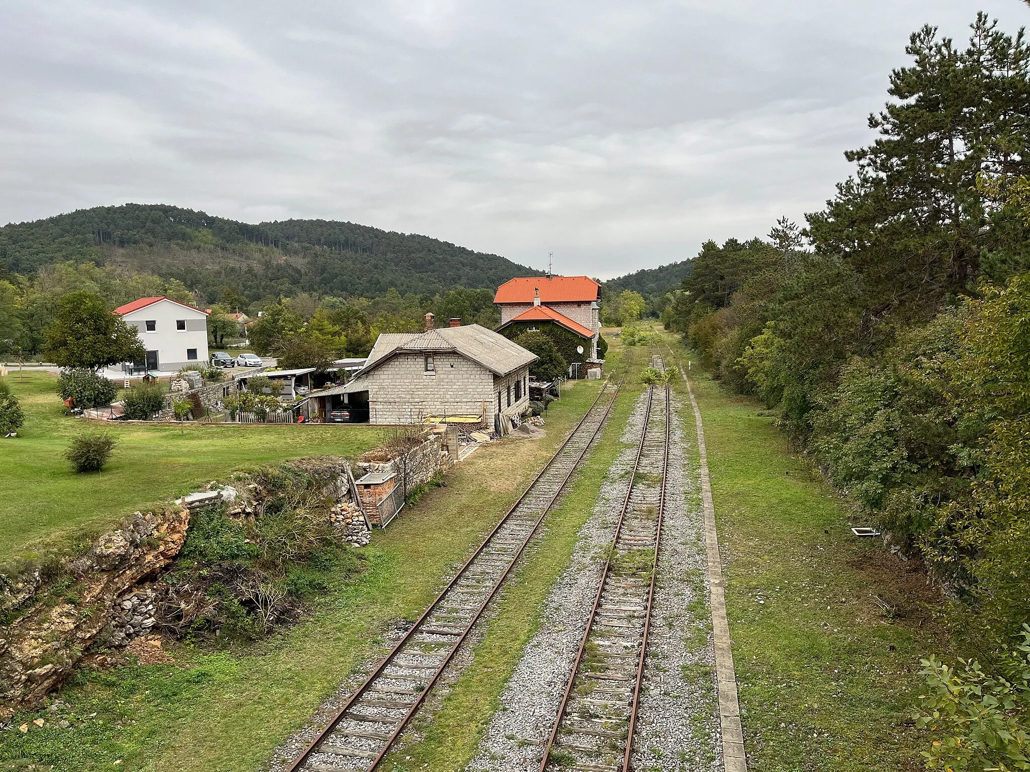 Photo showing: Abandoned line Villa Opicina - Krepelje, Repentabor