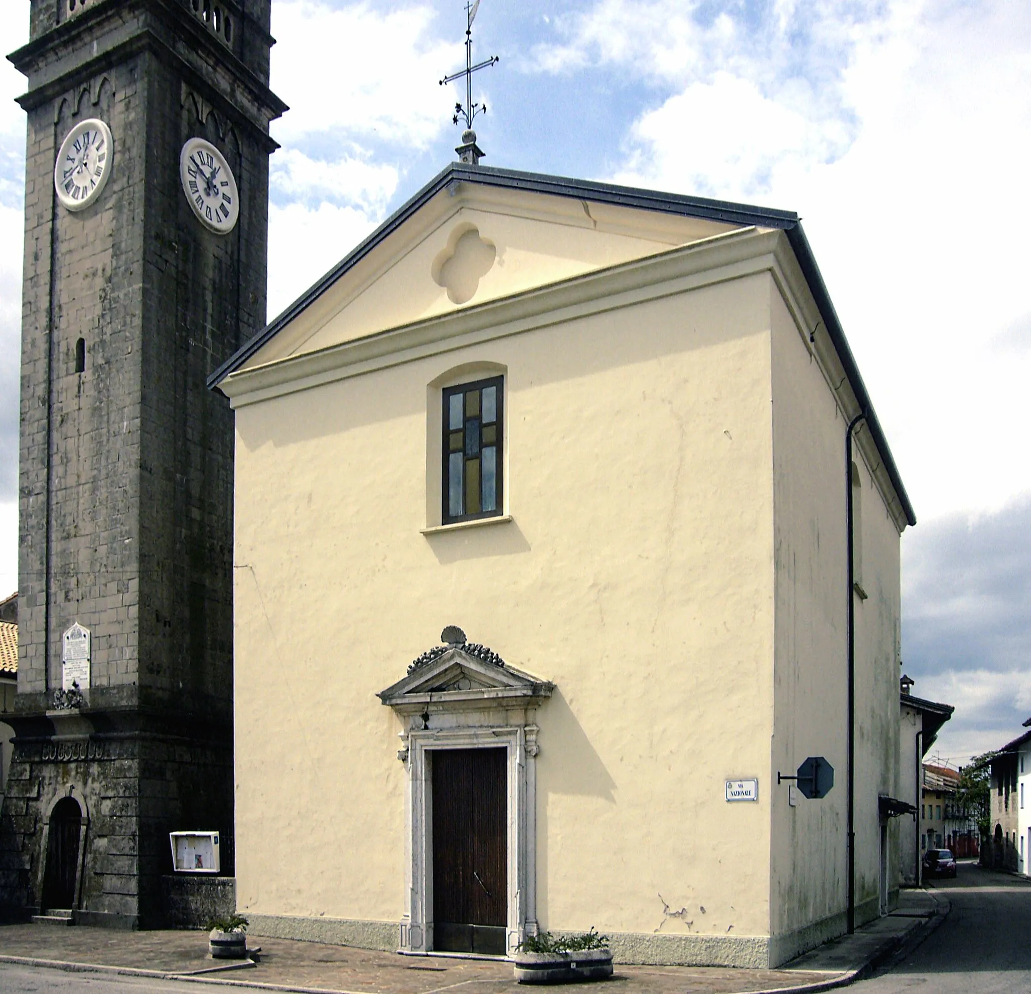 Photo showing: La chiesa parrocchiale di Vidulis