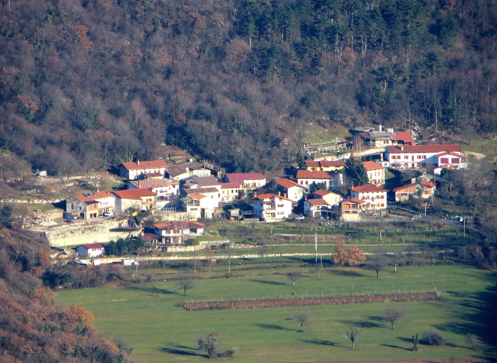 Photo showing: The hamlet of Fobca in Grgar, Municipality of Nova Gorica, Slovenia