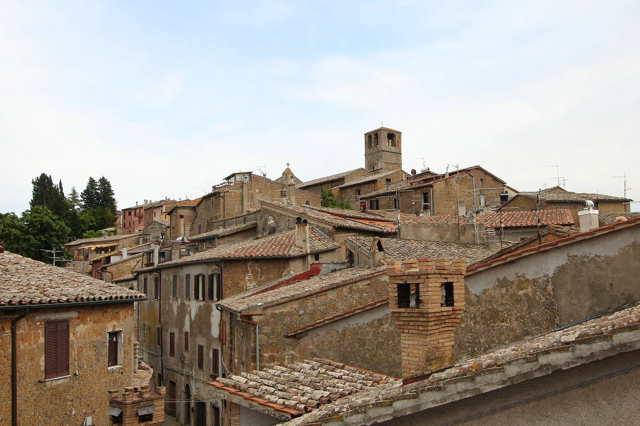 Photo showing: town center of Proceno, Province of Viterbo, Lazio, Italy