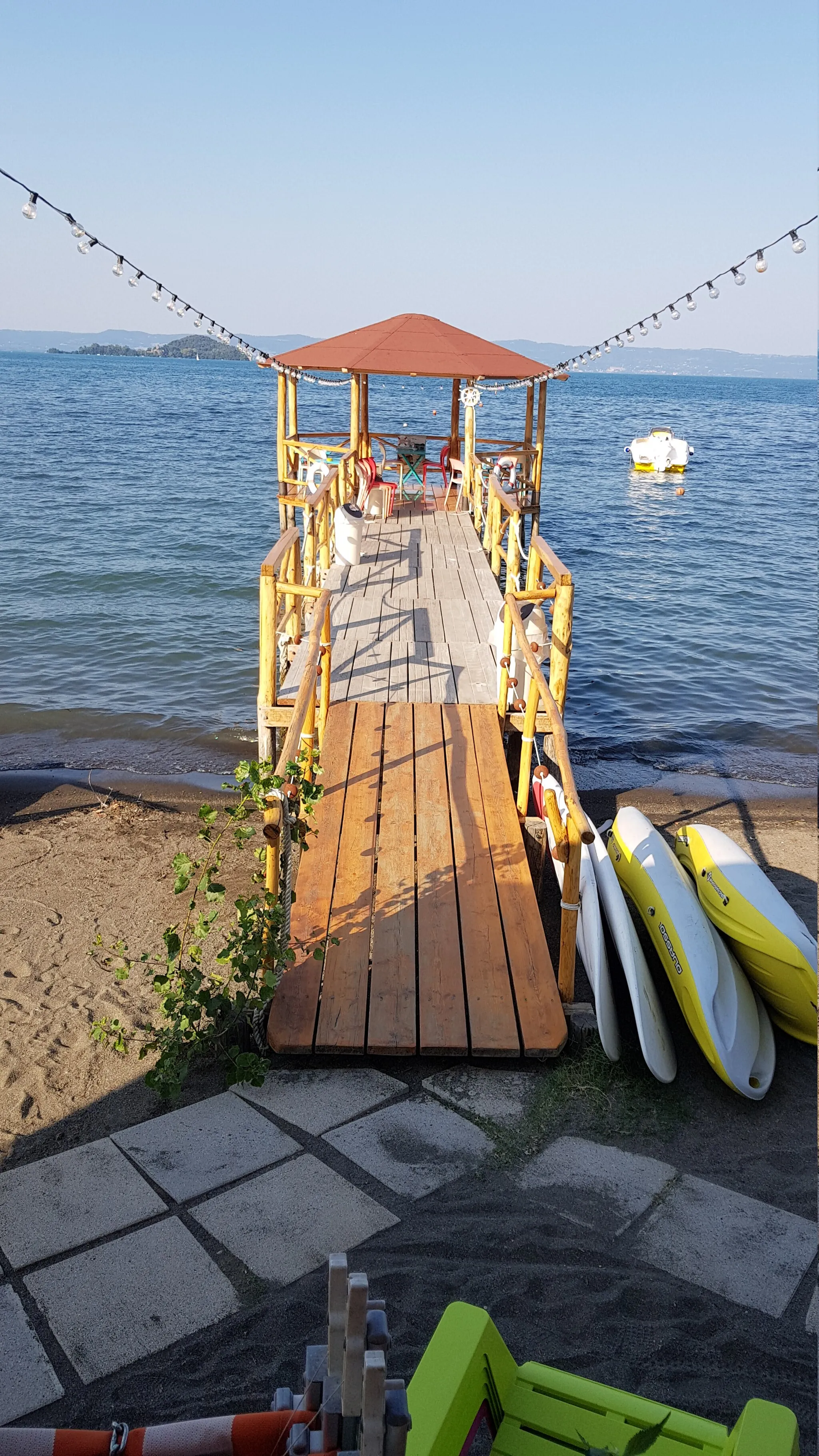 Photo showing: Il lago di Bolsena a Capodimonte