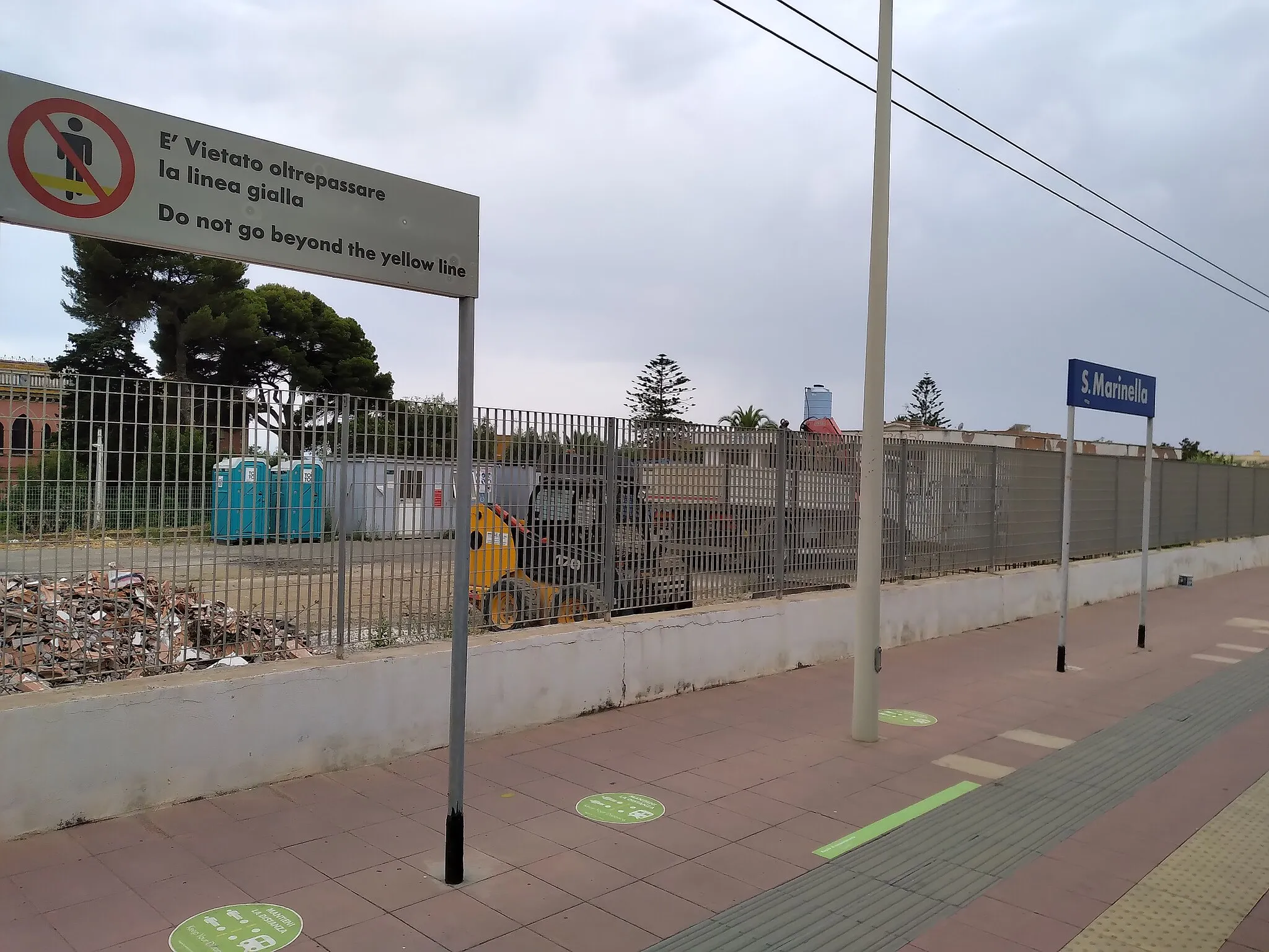 Photo showing: Santa Marinella railway station