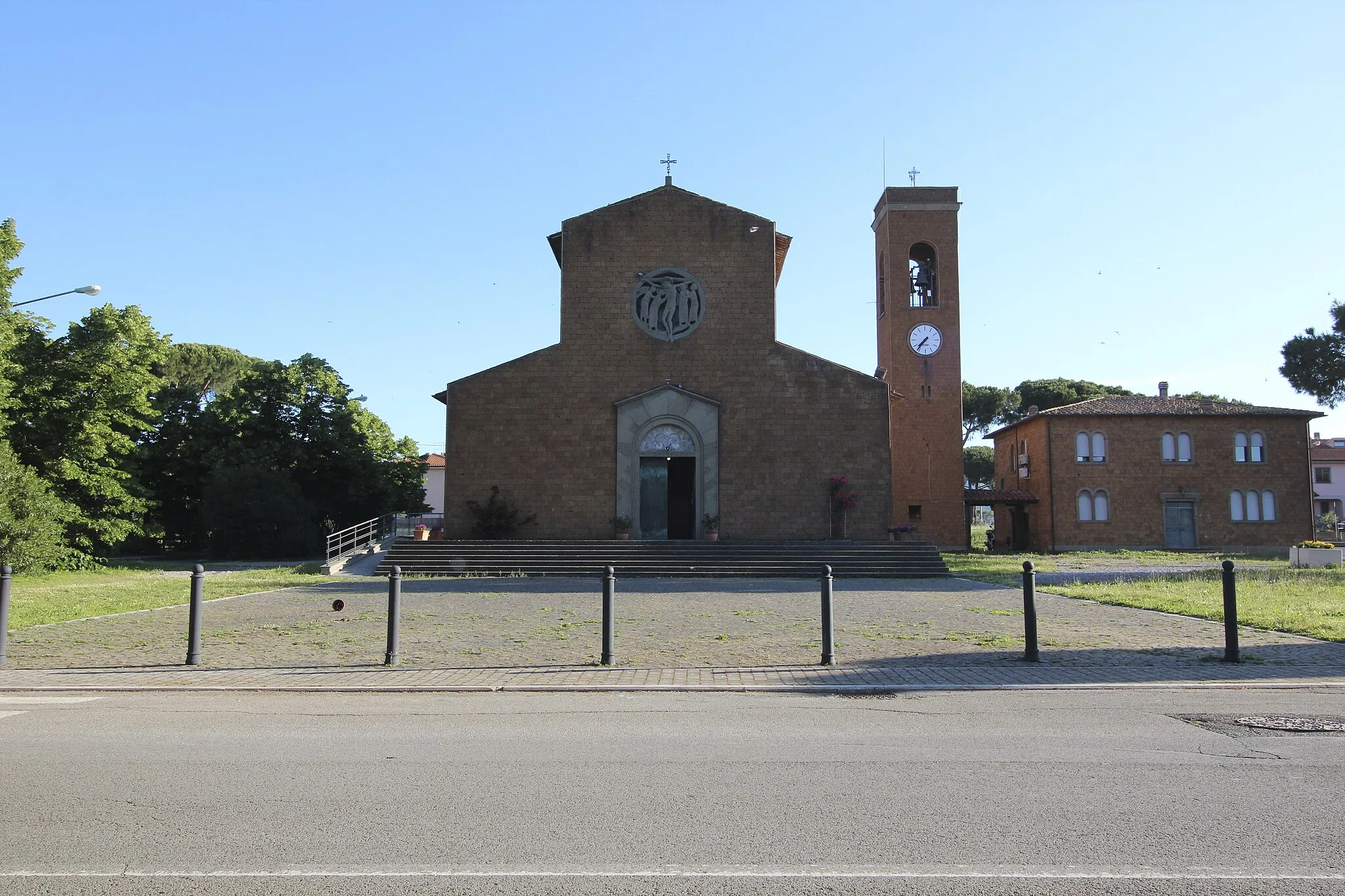 Photo showing: Church Chiesa del Cuore Immacolato di Maria, Borgo Carige, hamlet of Capalbio, Province of Grosseto, Tuscany, Italy