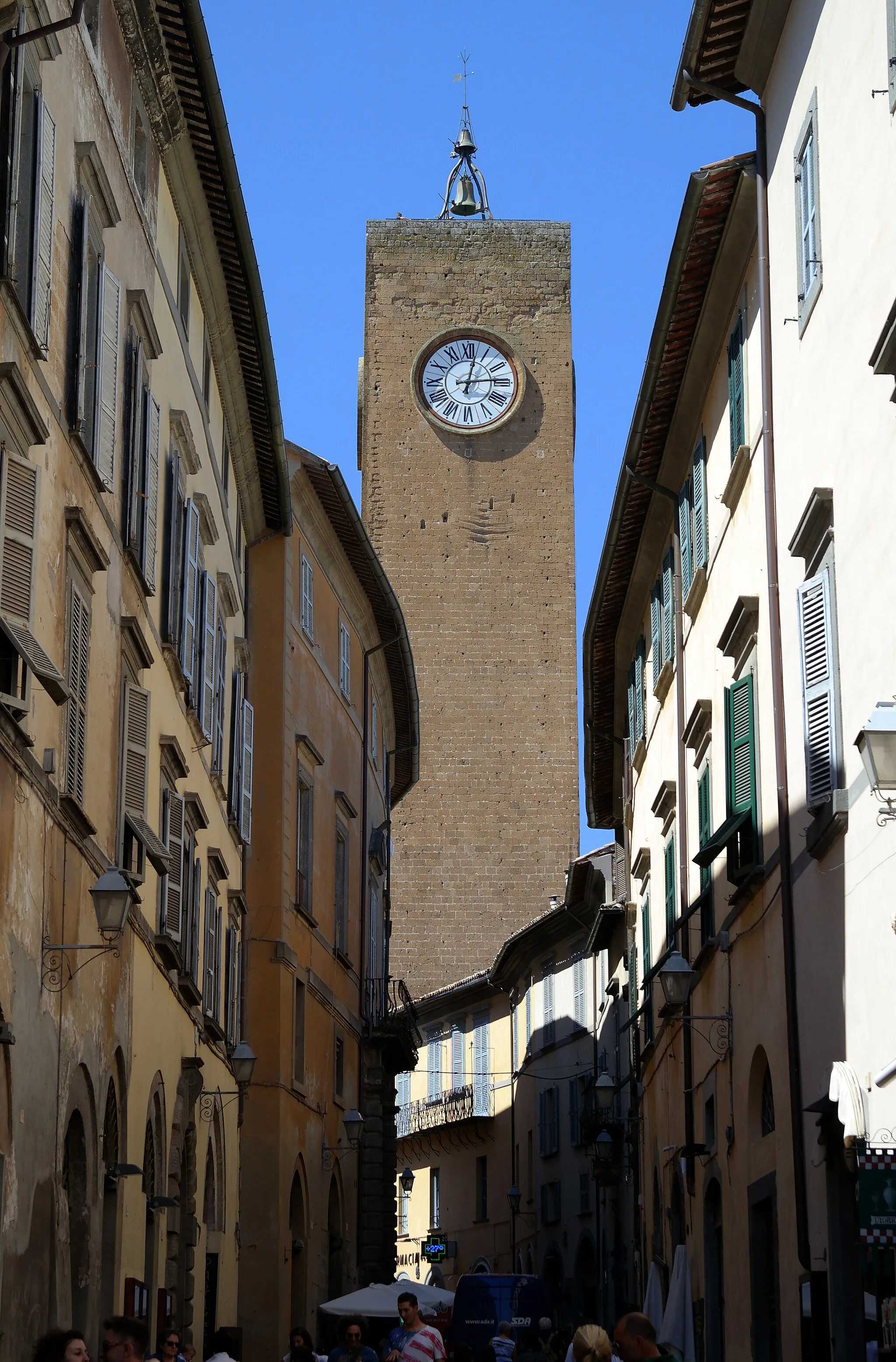 Photo showing: Veduta della Torre del Moro a Orvieto